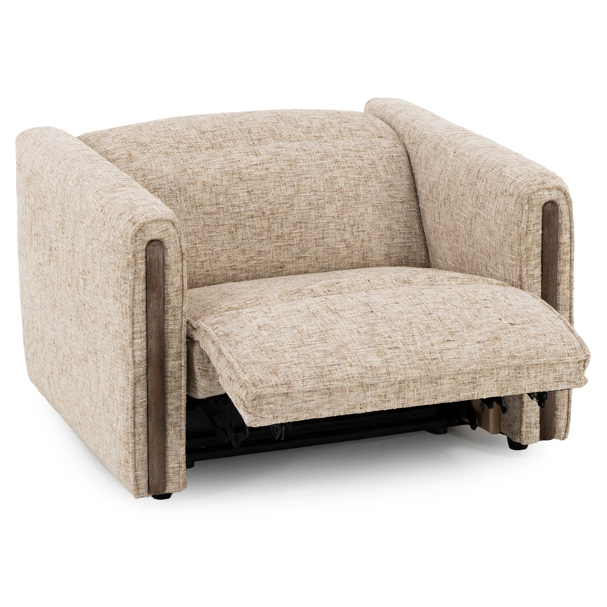 Dallas Power Headrest Wall Saver Wide Recliner in Marzipan