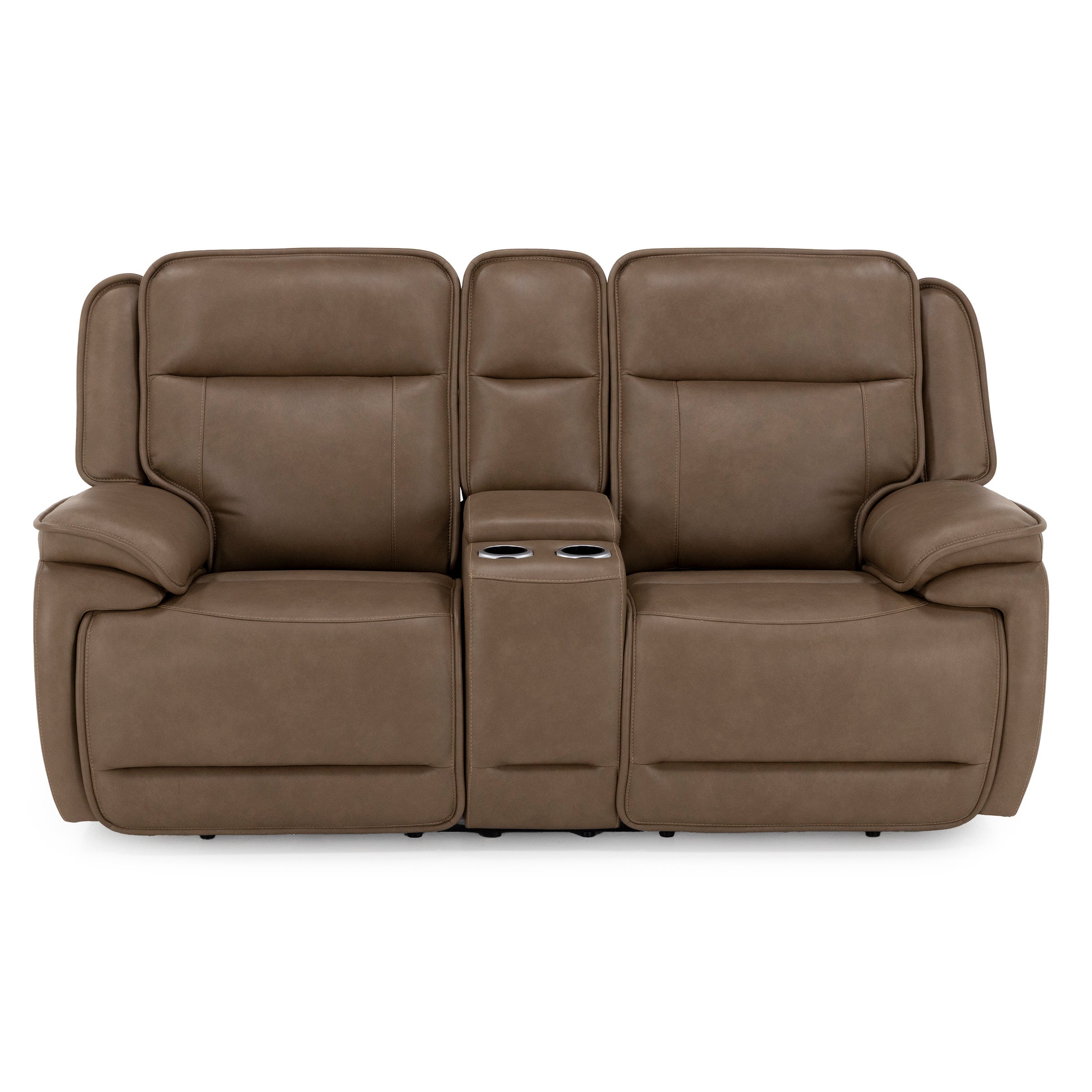 Glen Leather Power Headrest Zero Gravity Reclining Console Love