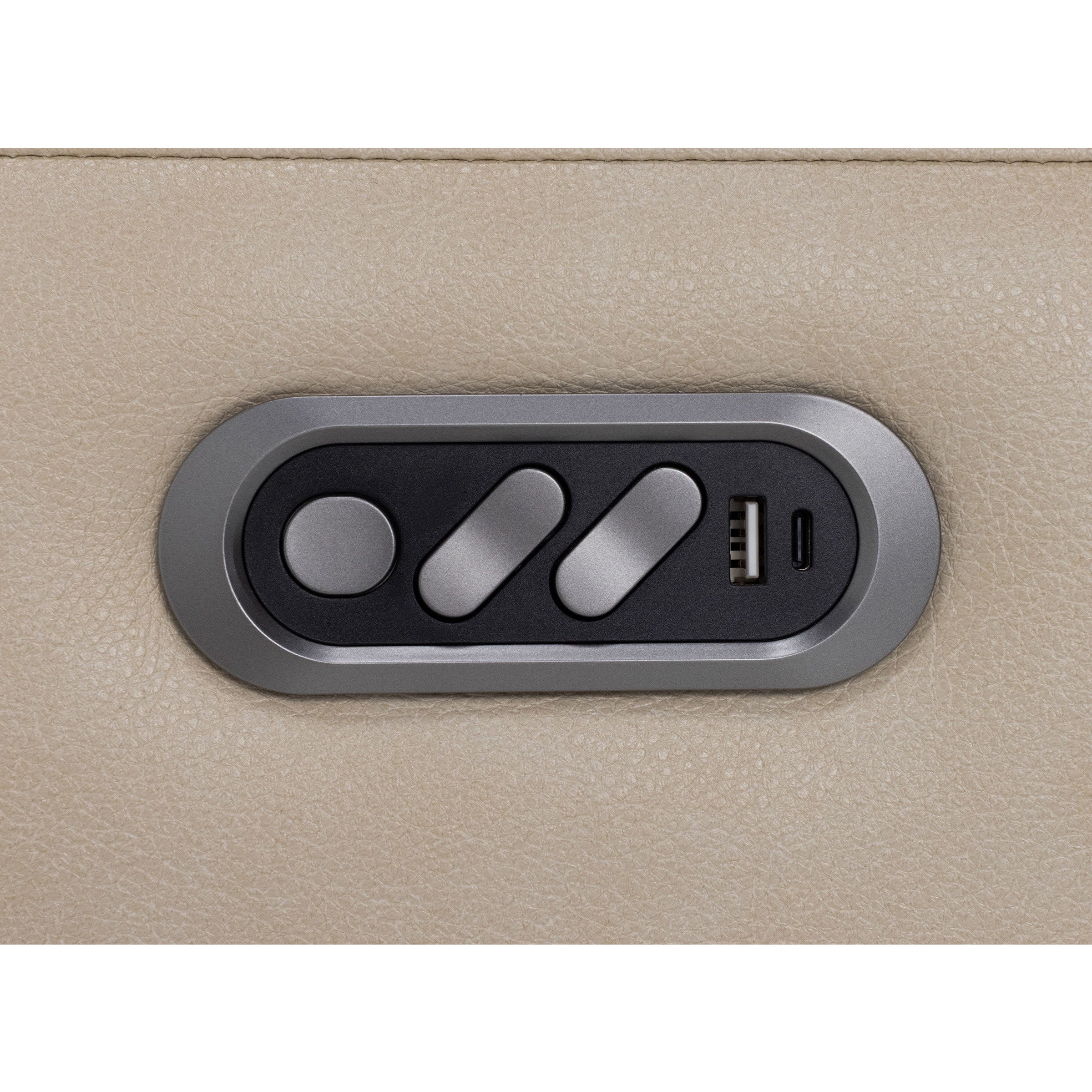Nora 7-Pc. Leather Power Headrest Reclining Modular