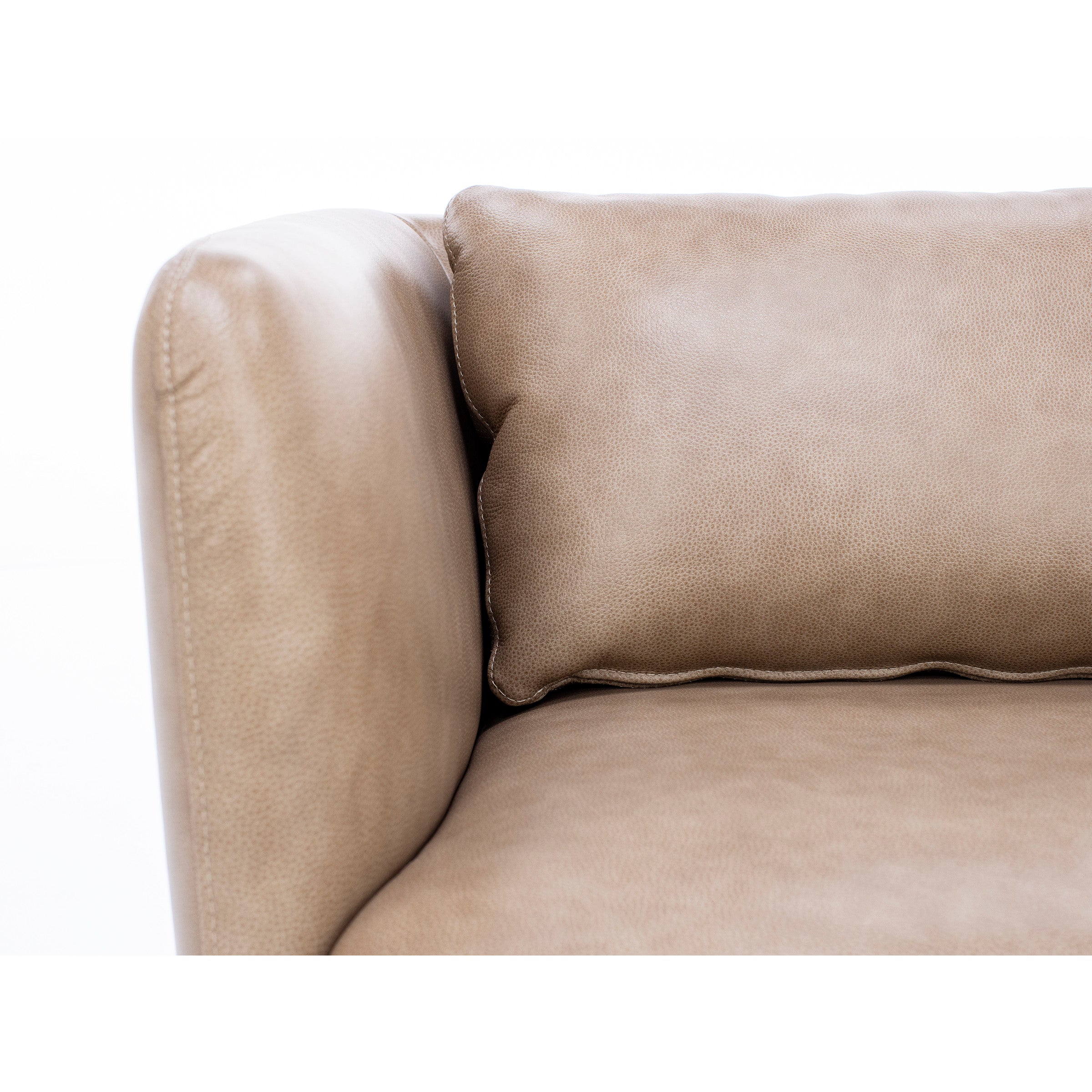 Yankee Leather Swivel Accent Chair
