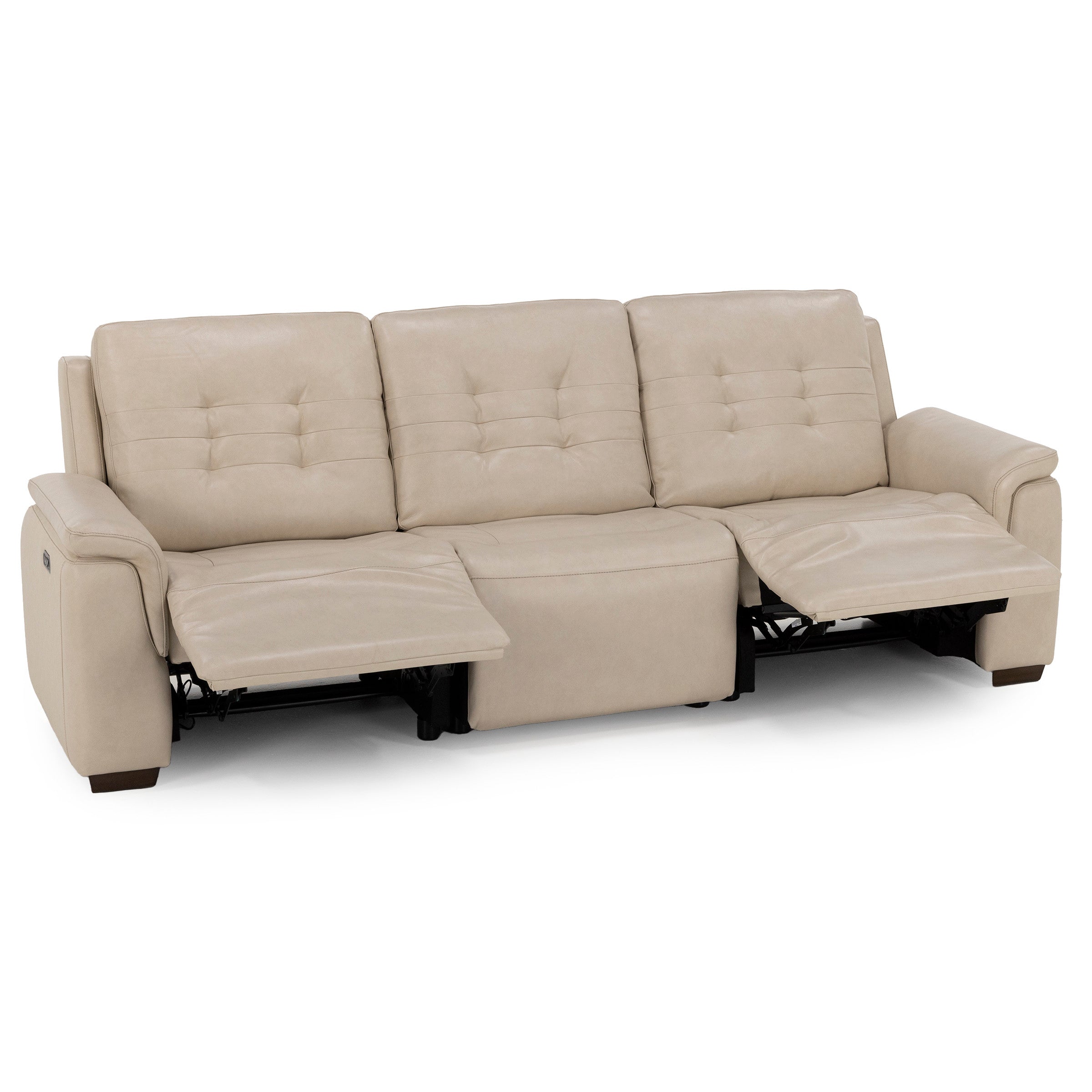 Nora 3-Pc. Leather Power Headrest Reclining Sofa