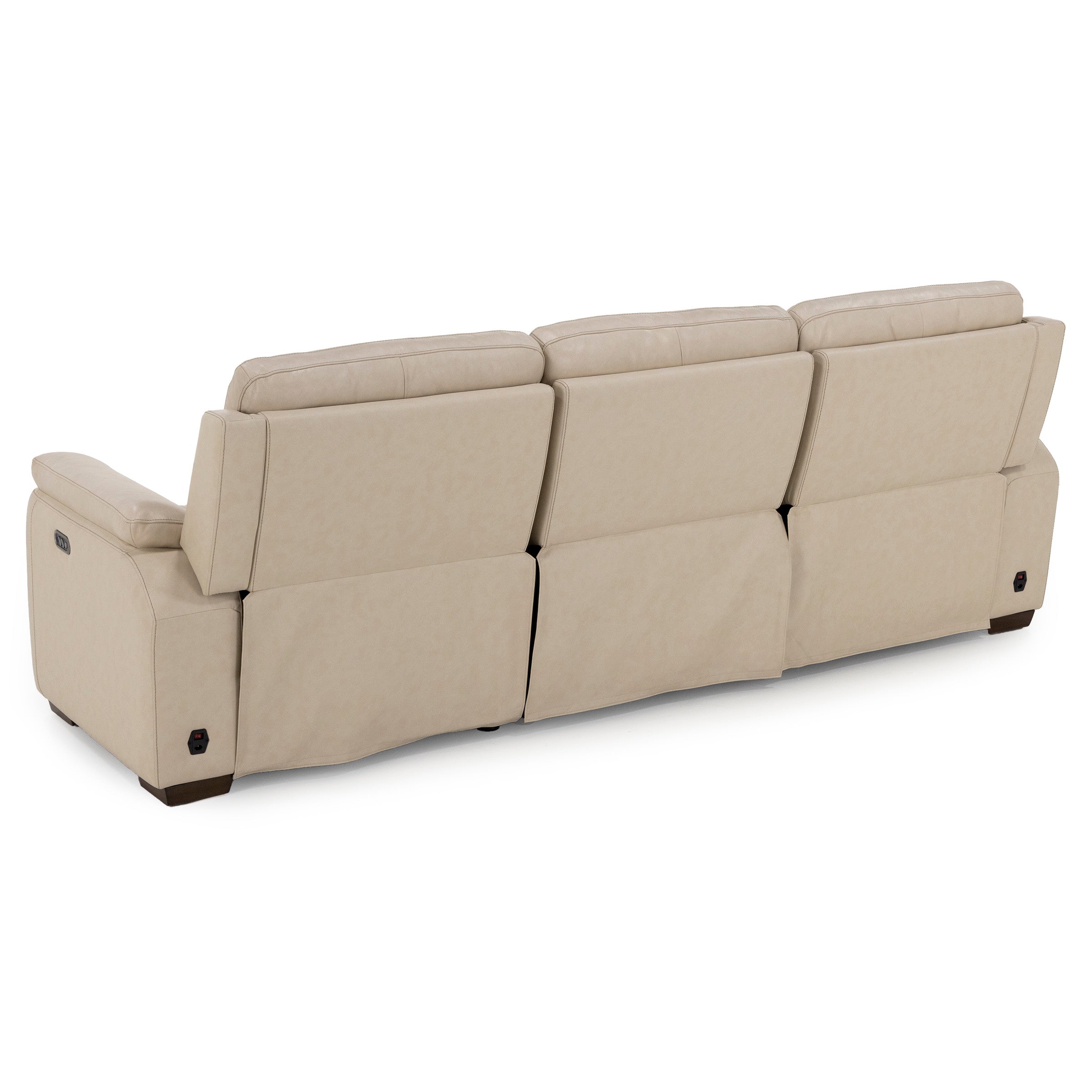 Nora 3-Pc. Leather Power Headrest Reclining Sofa