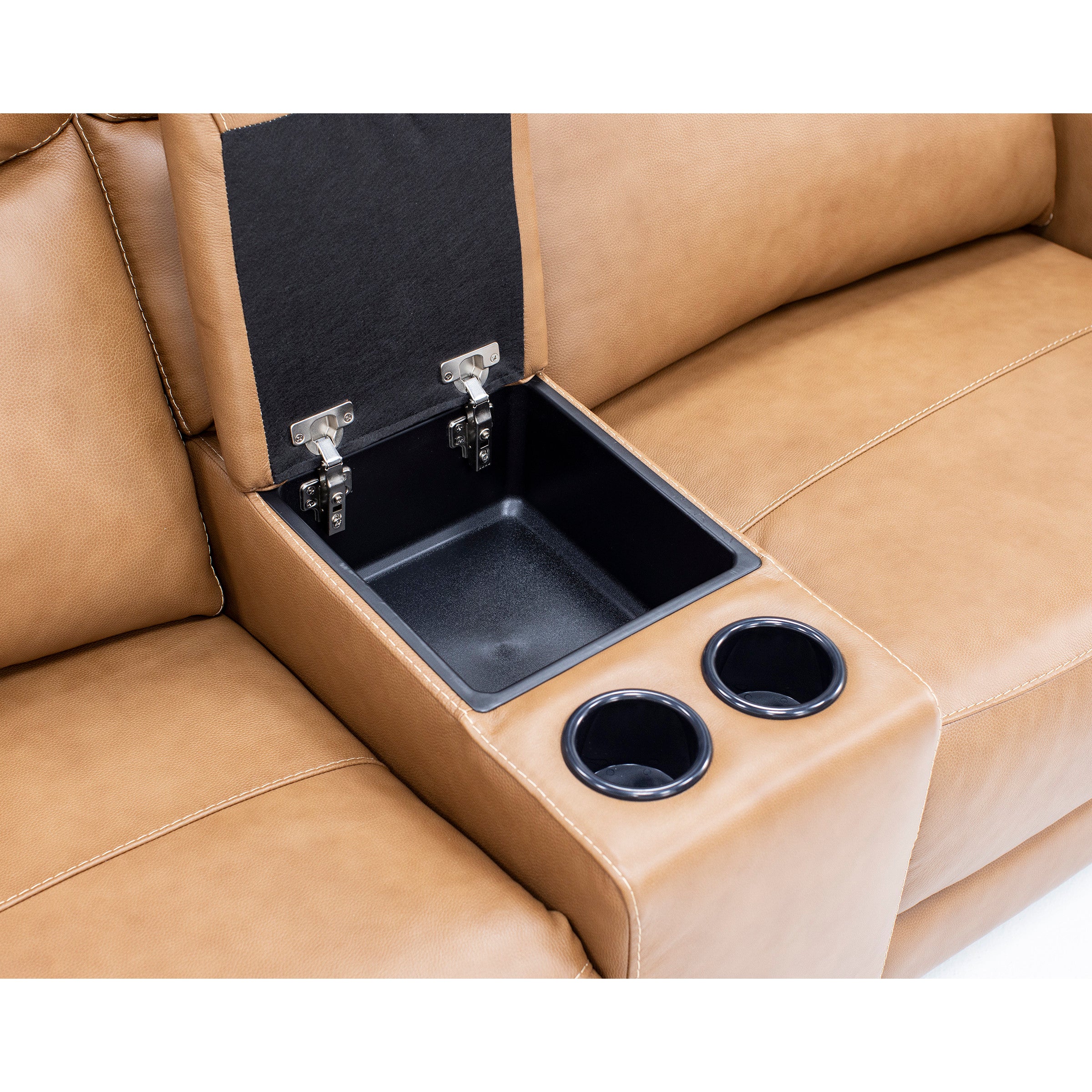 Silverado 6-Pc. Leather Power Headrest Reclining Modular