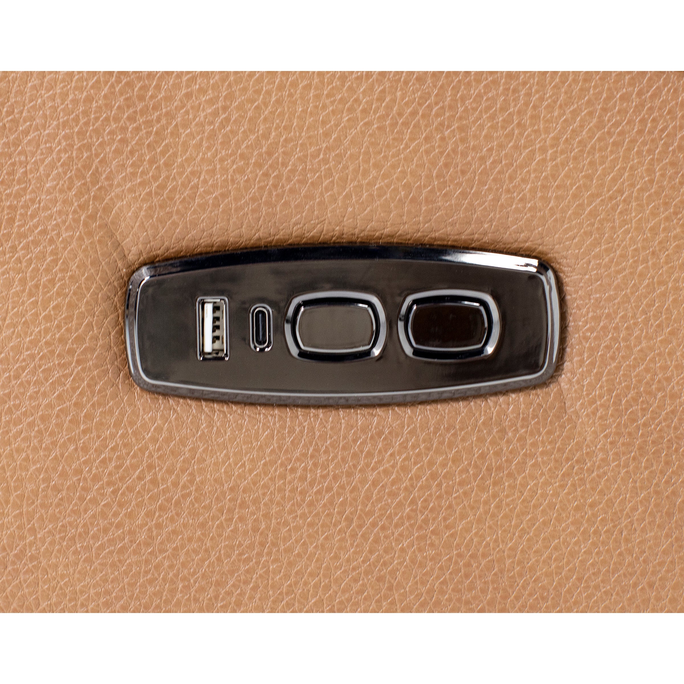 Silverado 6-Pc. Leather Power Headrest Reclining Modular