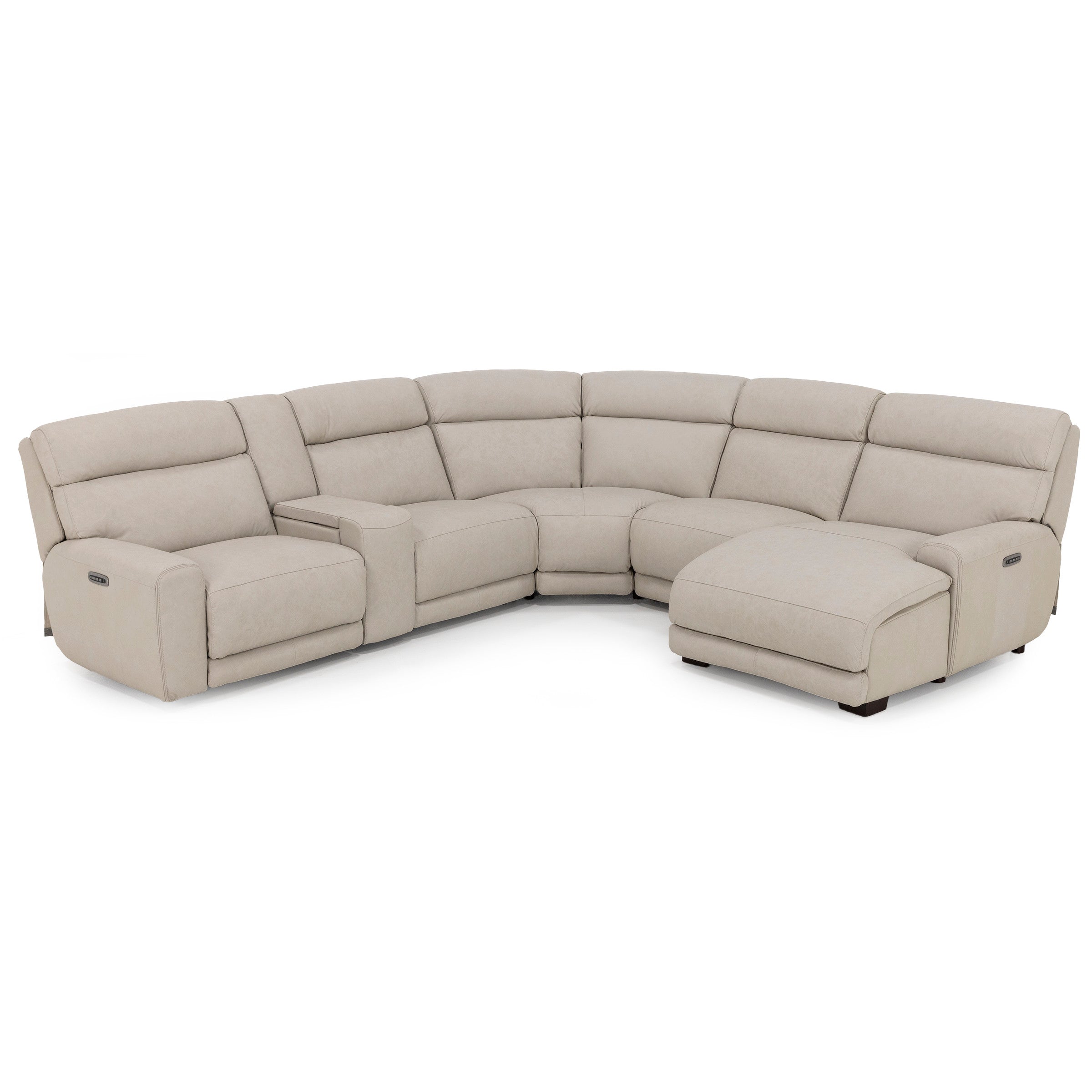 Morrow 6-Pc. Leather Fully Loaded Zero Gravity Reclining Modular