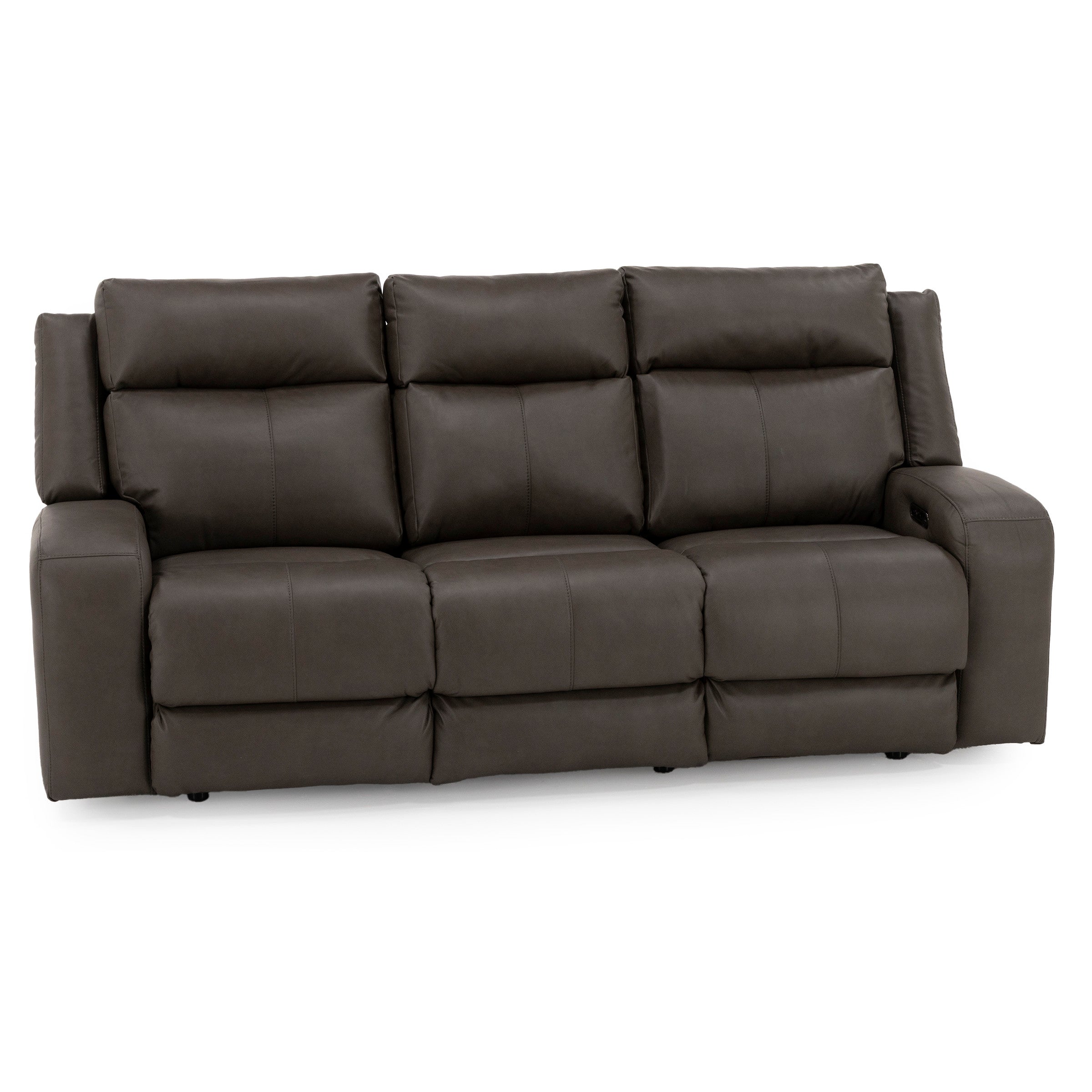 Hudson Power Headrest Reclining Sofa With Drop Down Table And Massage