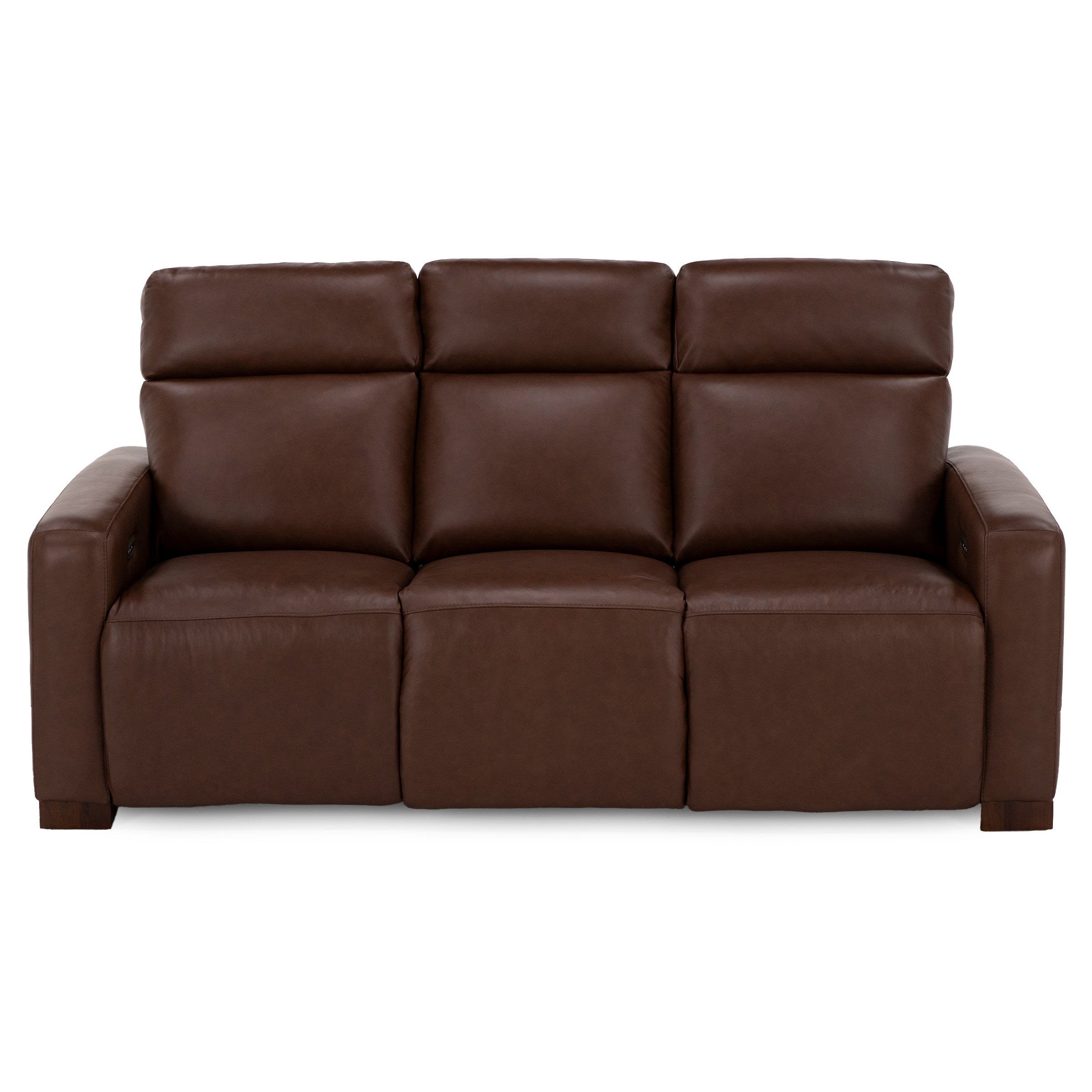 Acadia Leather Power Headrest Zero Gravity Reclining Sofa