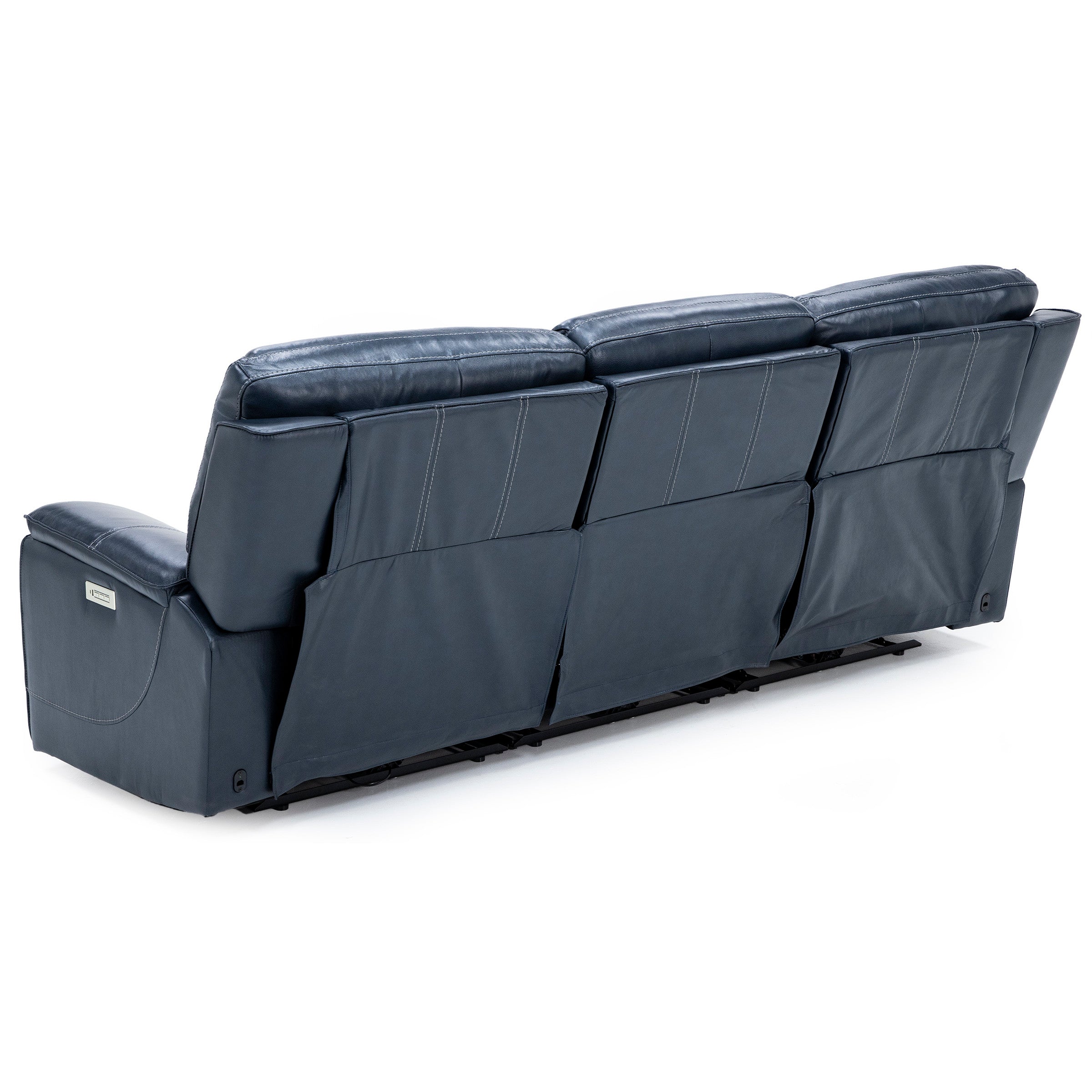Duke 3-Pc. Leather Fully Loaded Zero Gravity Reclining Sofa With Hidden Cupholders