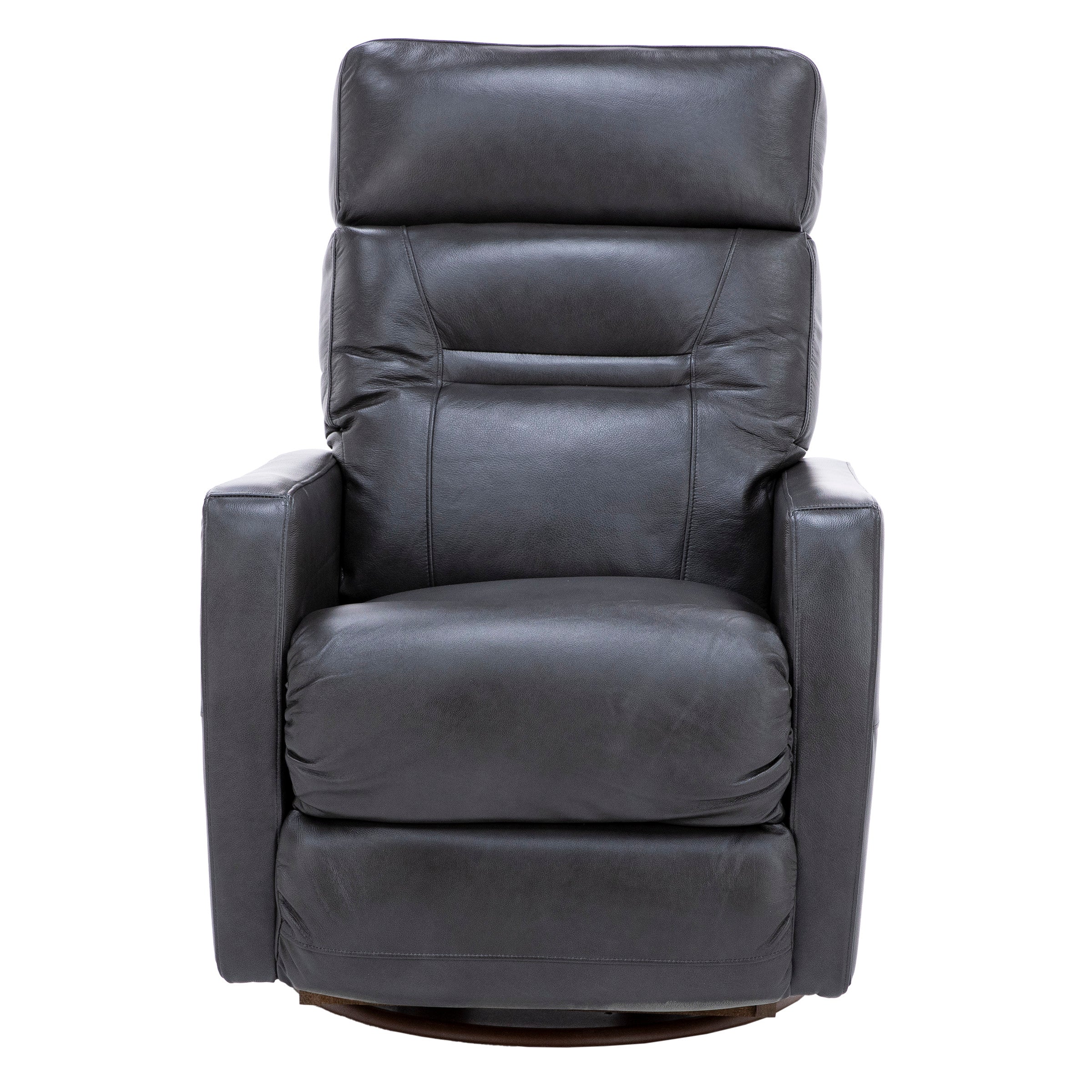 Lennon Leather Fully Loaded Swivel Recliner With Wireless Remote