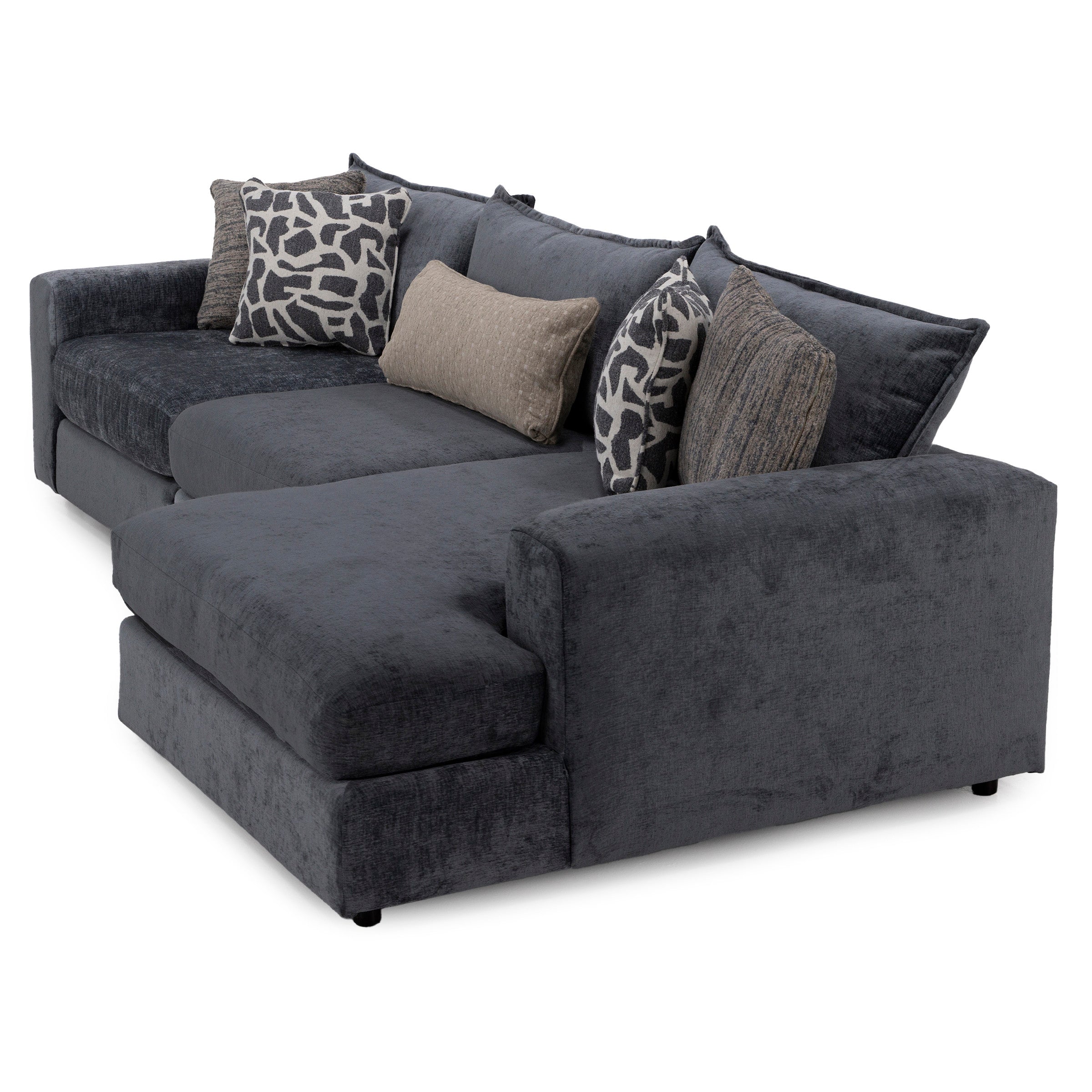 Elsa 3-Pc. Chaise Sofa