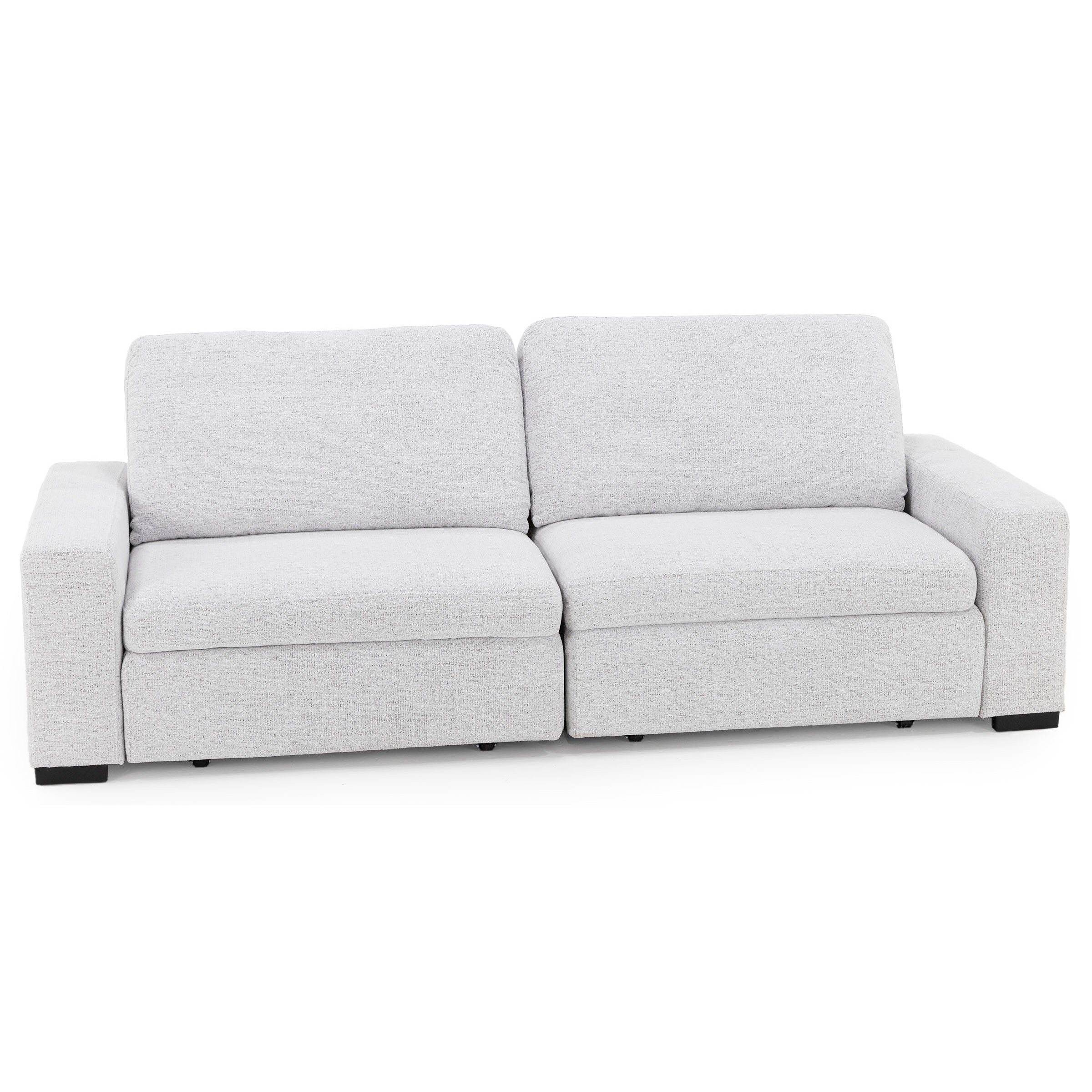 Polar 2-Pc. Sliding Sofa With Bookcase