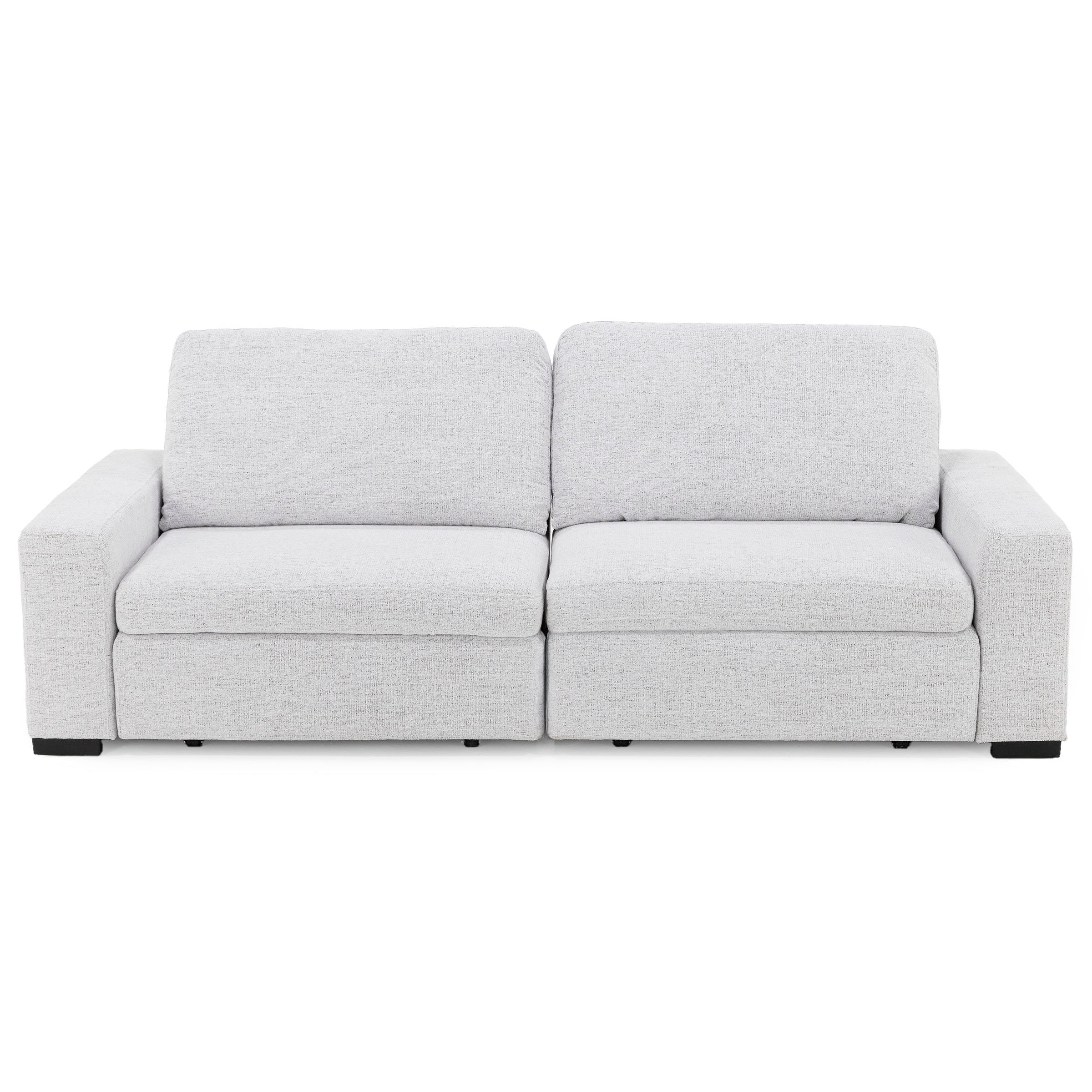 Polar 2-Pc. Sliding Sofa With Bookcase