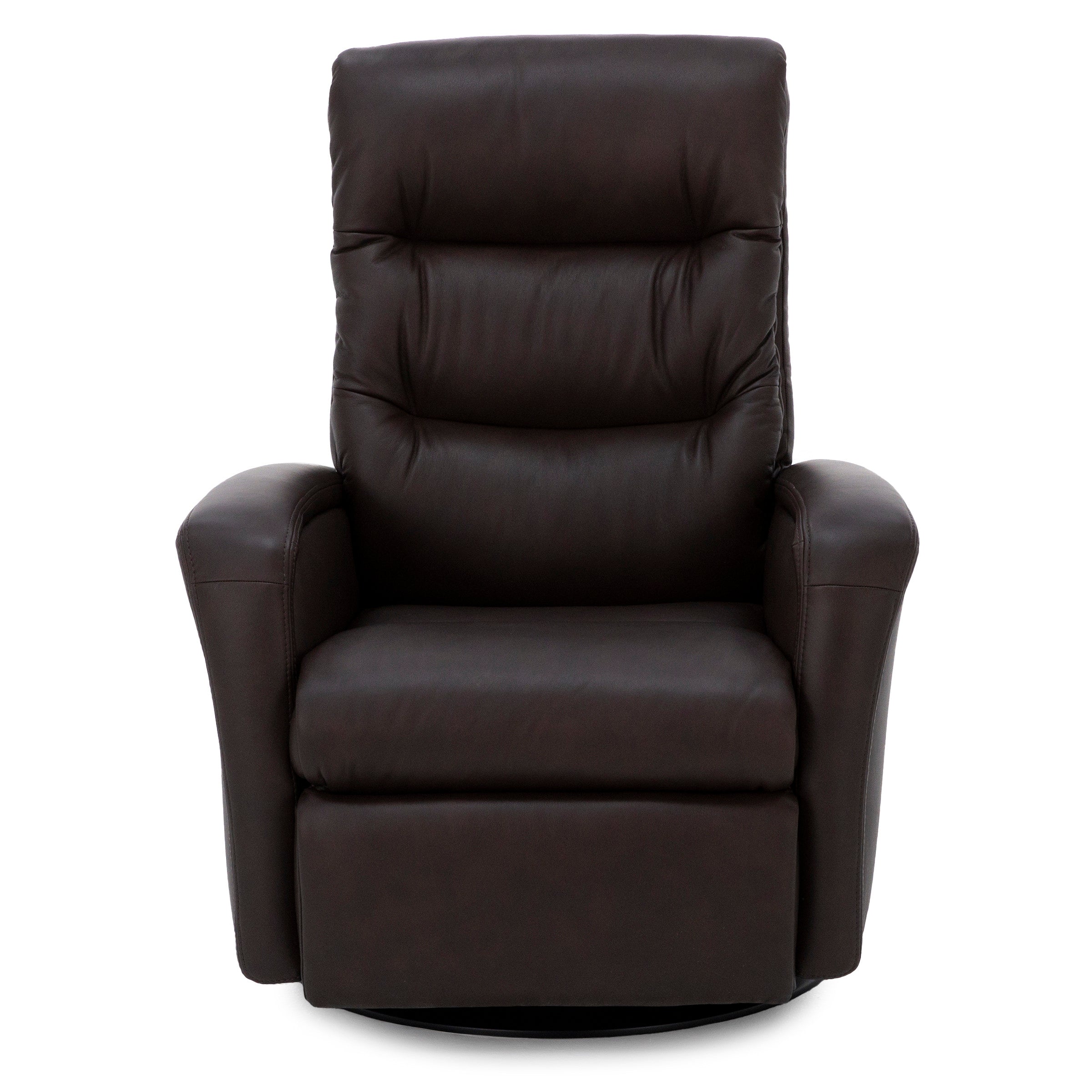 London Leather Fully Loaded Swivel Glider Recliner