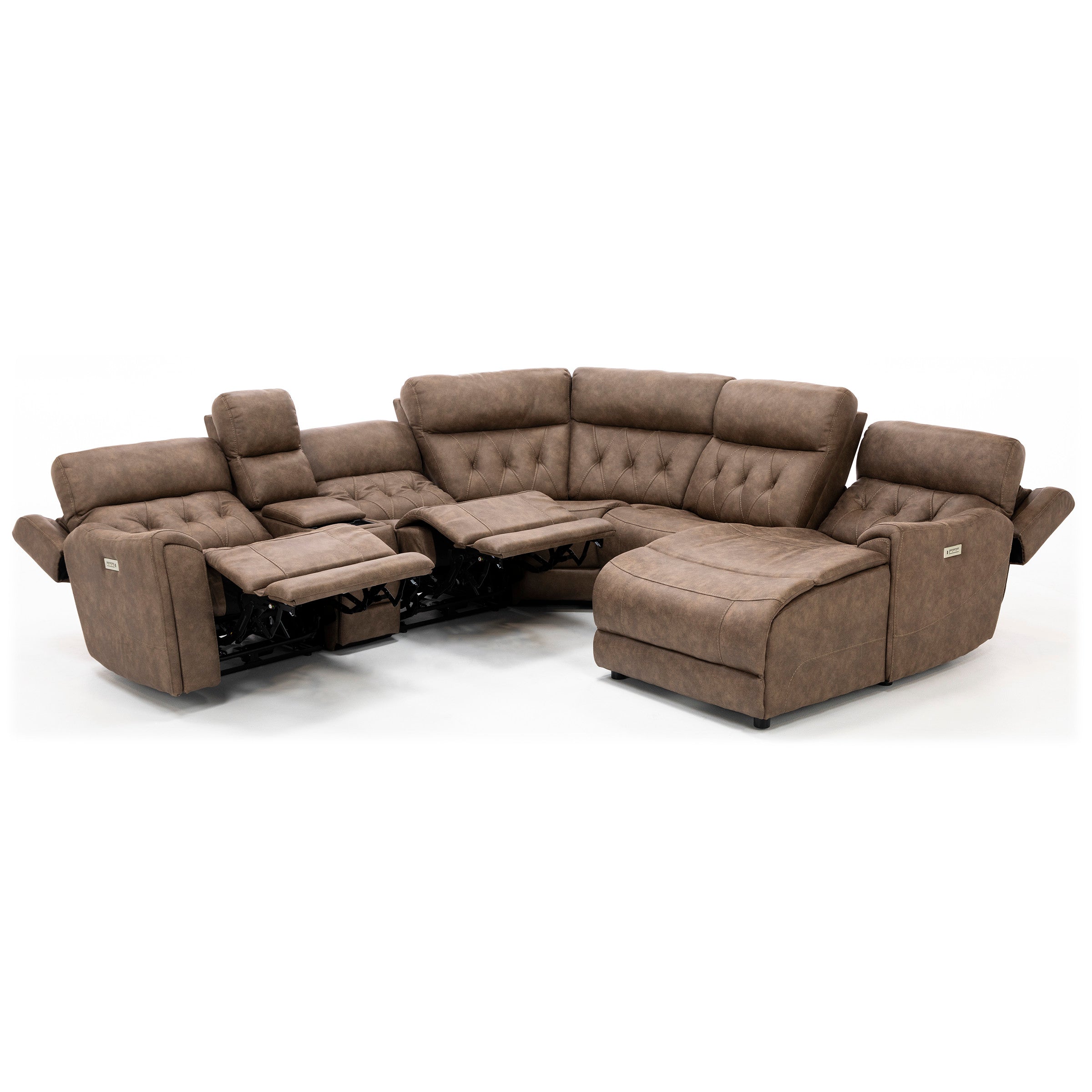 Canyon 6-Pc. Fully Loaded Reclining Chaise Modular