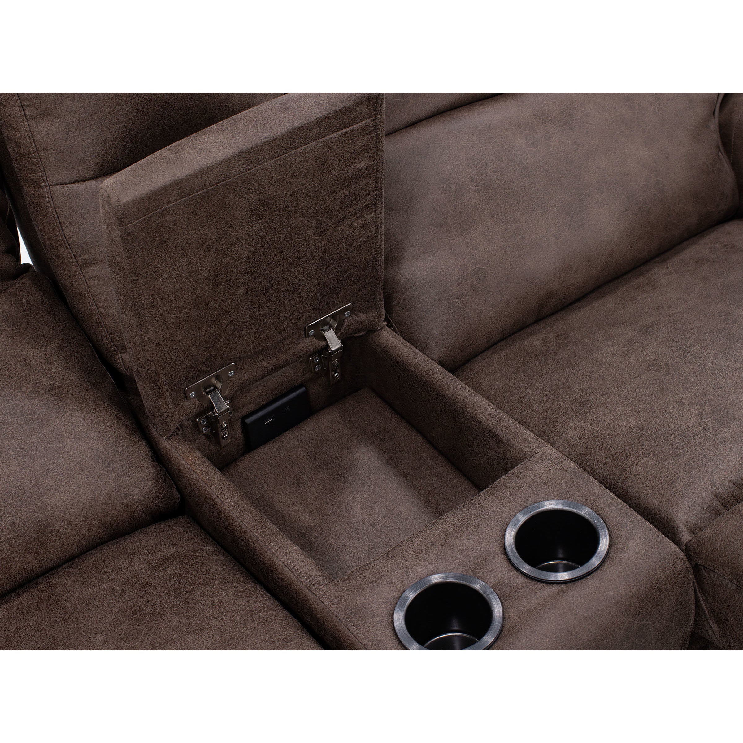 Hardin 3-Pc. Power Headrest Reclining Console Loveseat