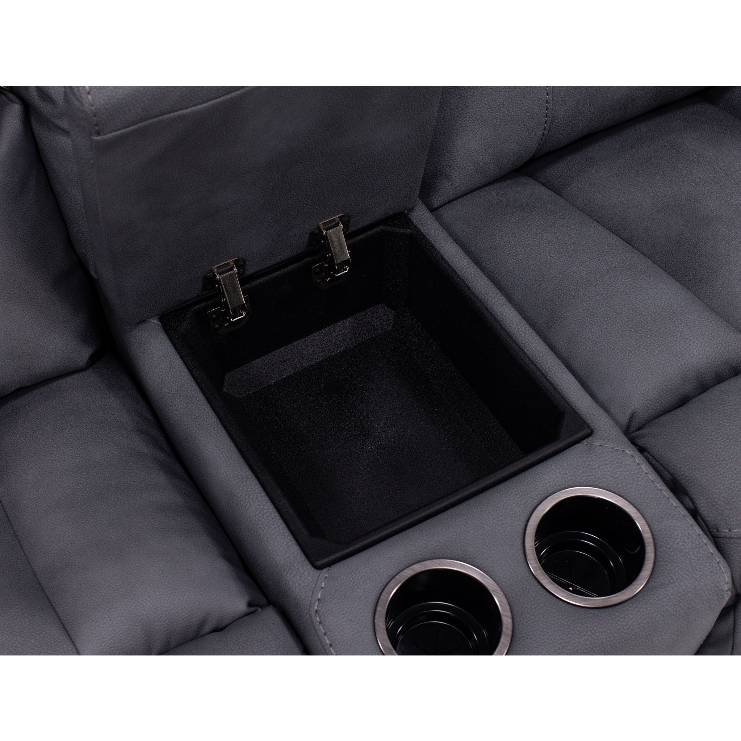 Tyler Rocking Reclining Console Loveseat In Performance Fabric