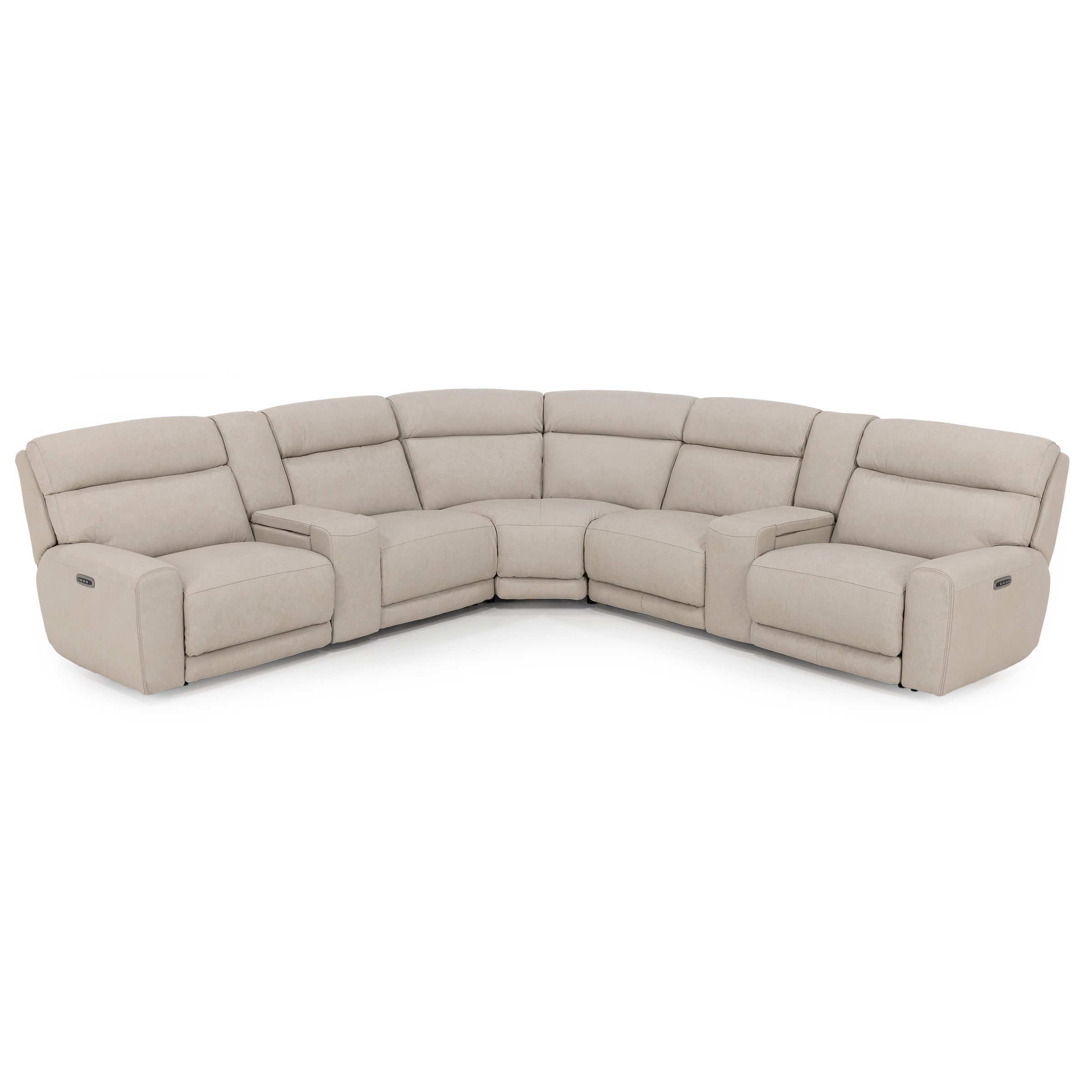 Morrow 7-Pc. Leather Fully Loaded Zero Gravity Reclining Modular