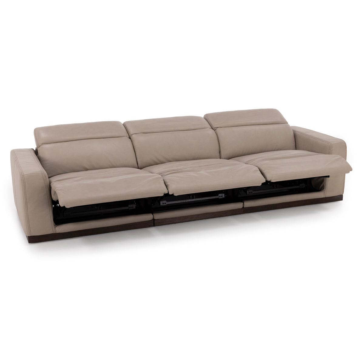 Dexter 3-Pc. Leather Power Headrest Reclining Sofa