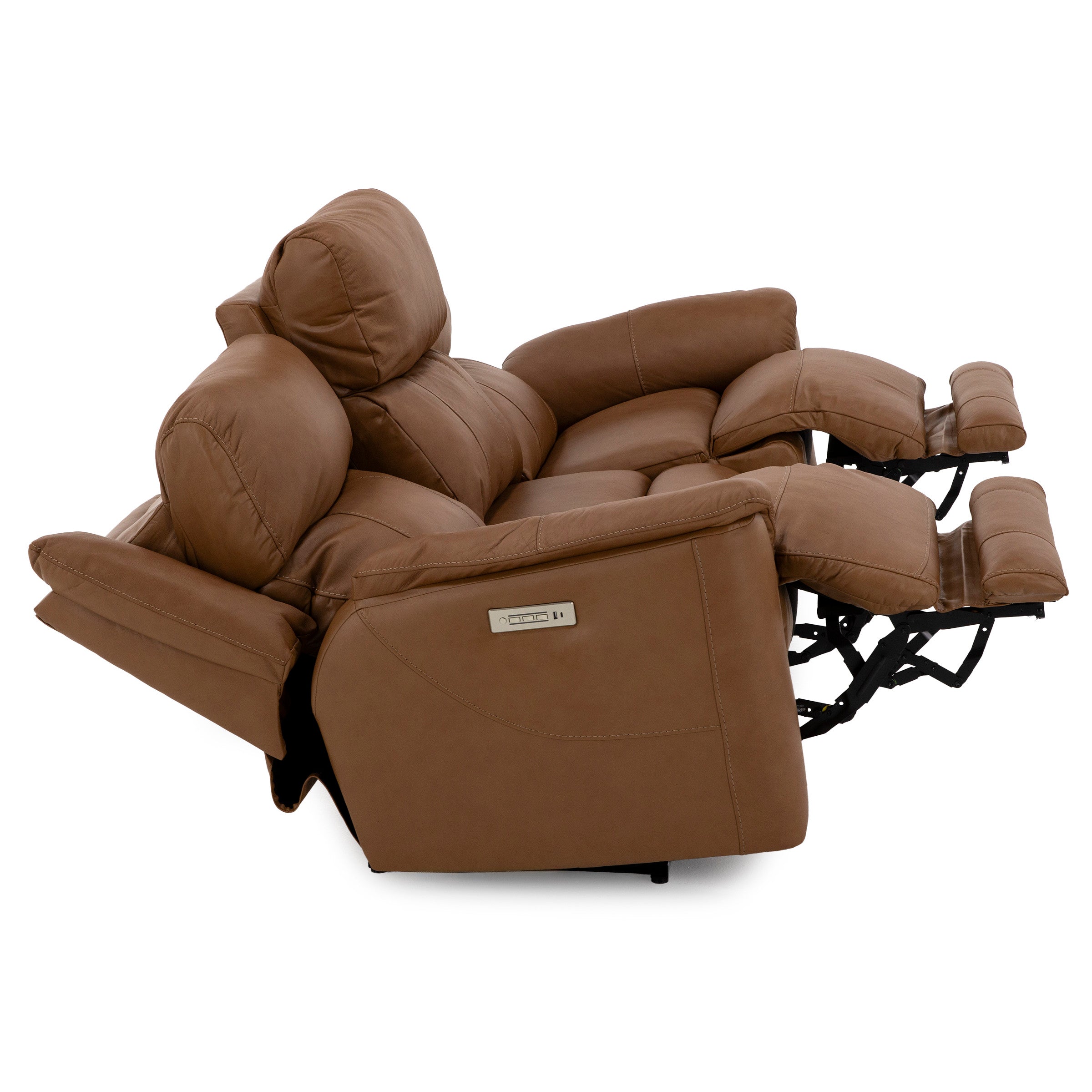 Florence Leather Fully Loaded Zero Gravity Reclining Sofa