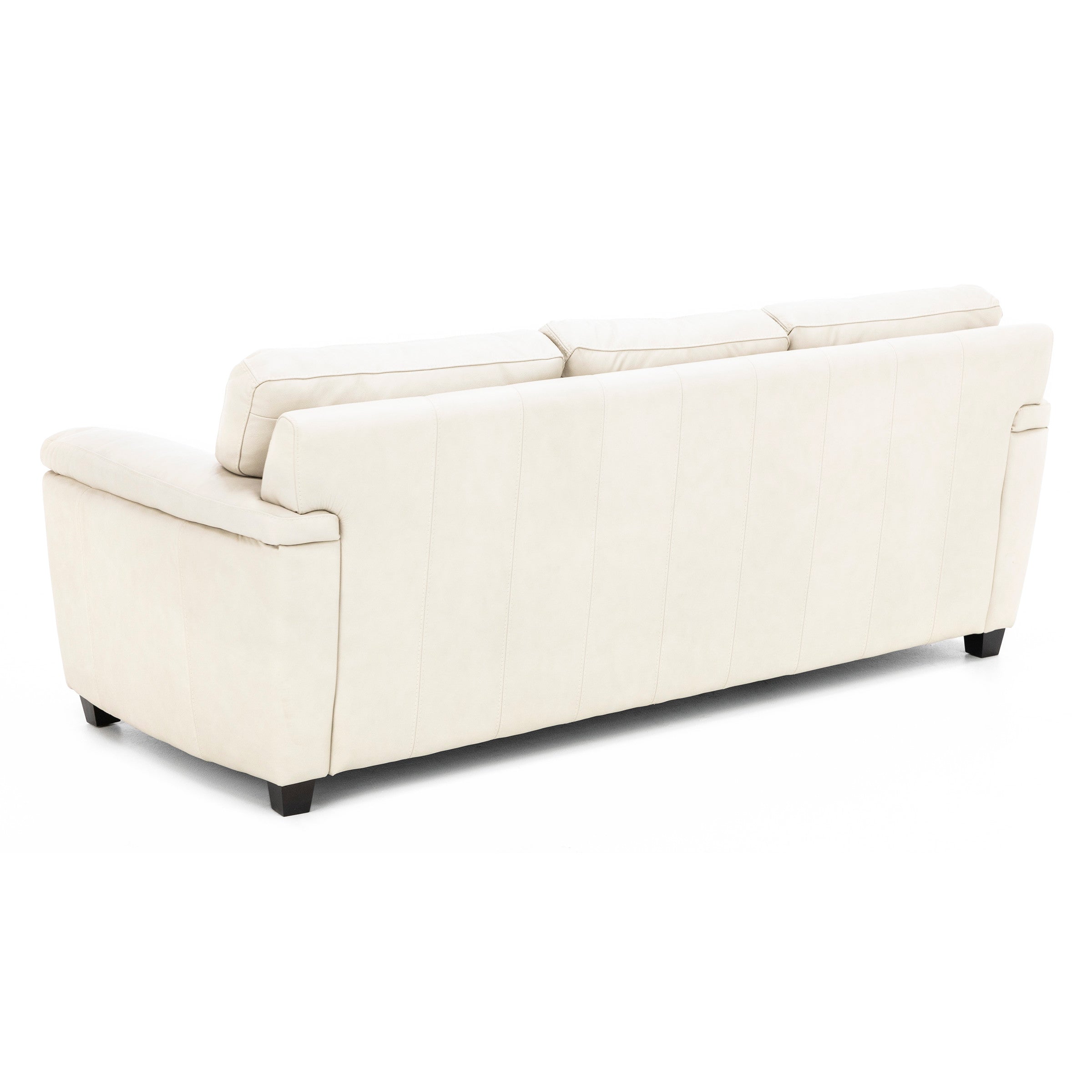 Sacramento Leather Medium Pillow Arm Sofa