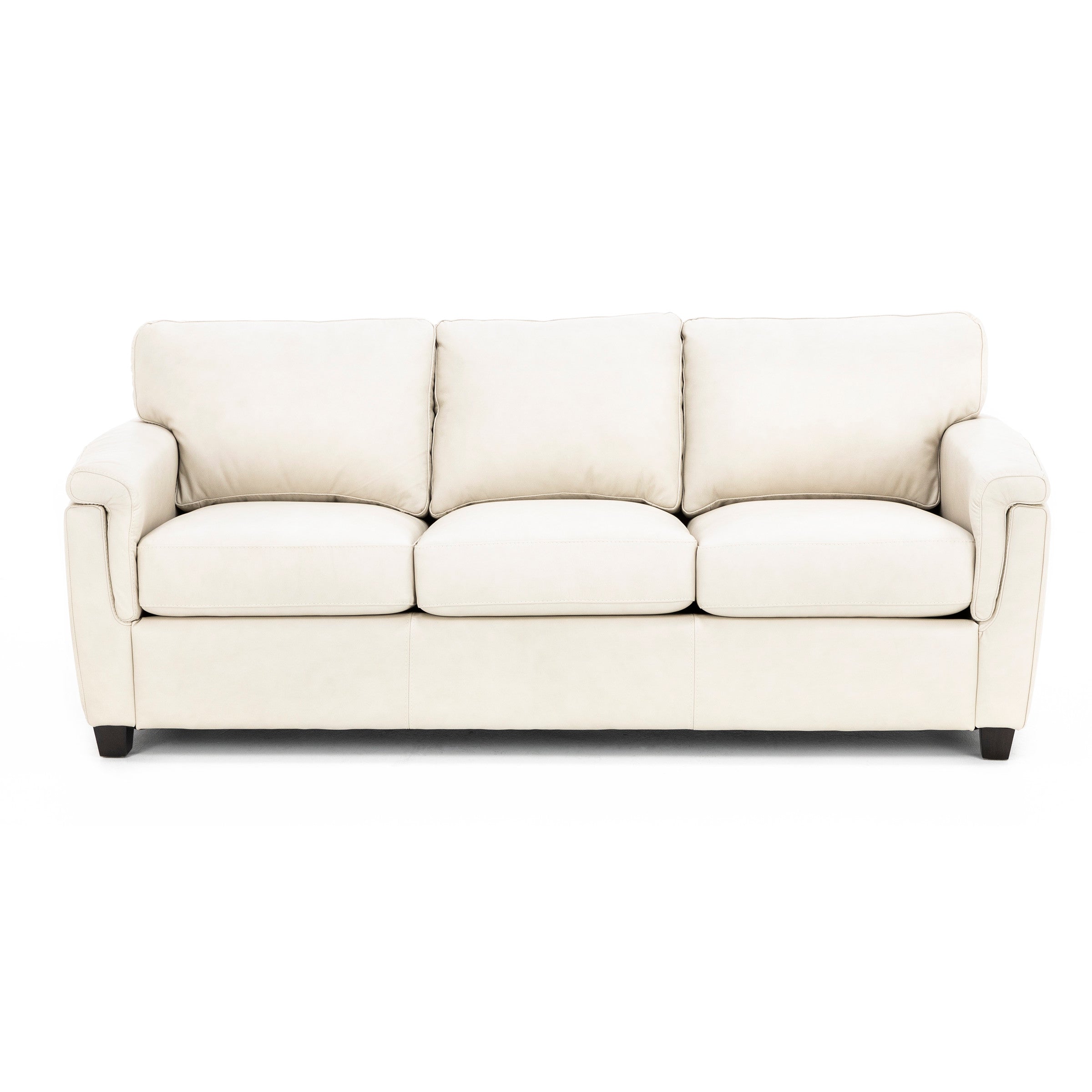 Sacramento Leather Medium Pillow Arm Sofa