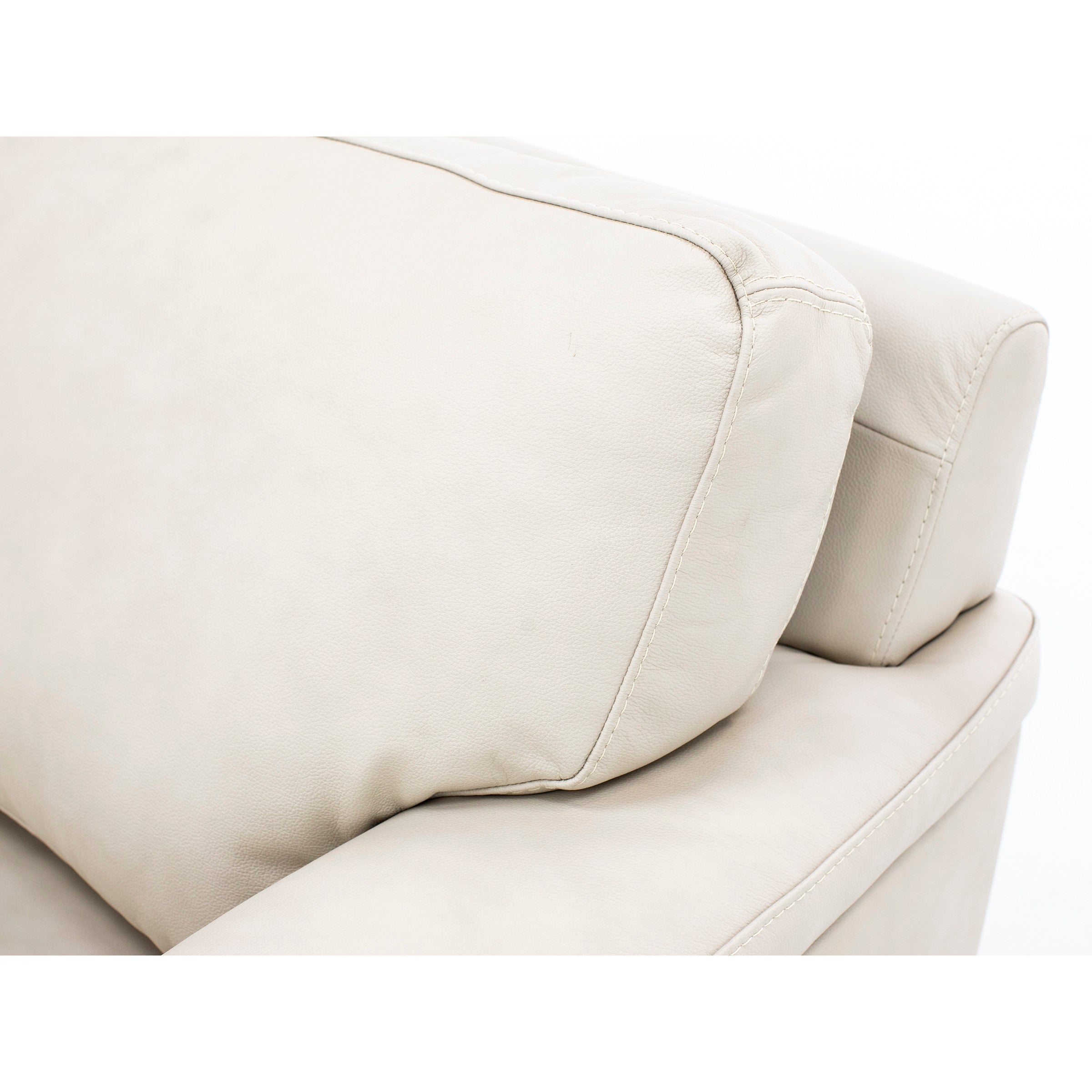 Sacramento Leather Medium Pillow Arm Sofa