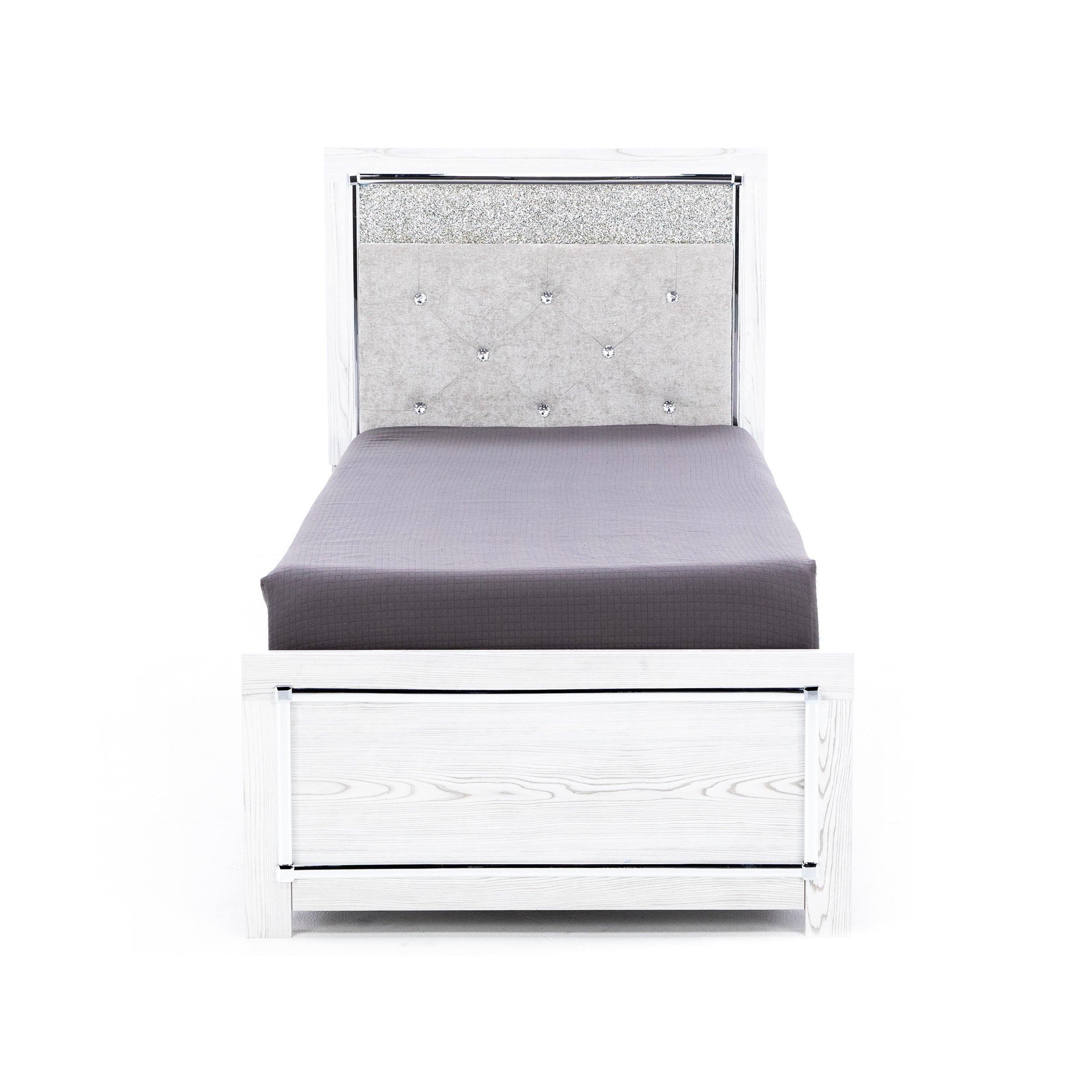 Alexa Upholstered Panel Bed