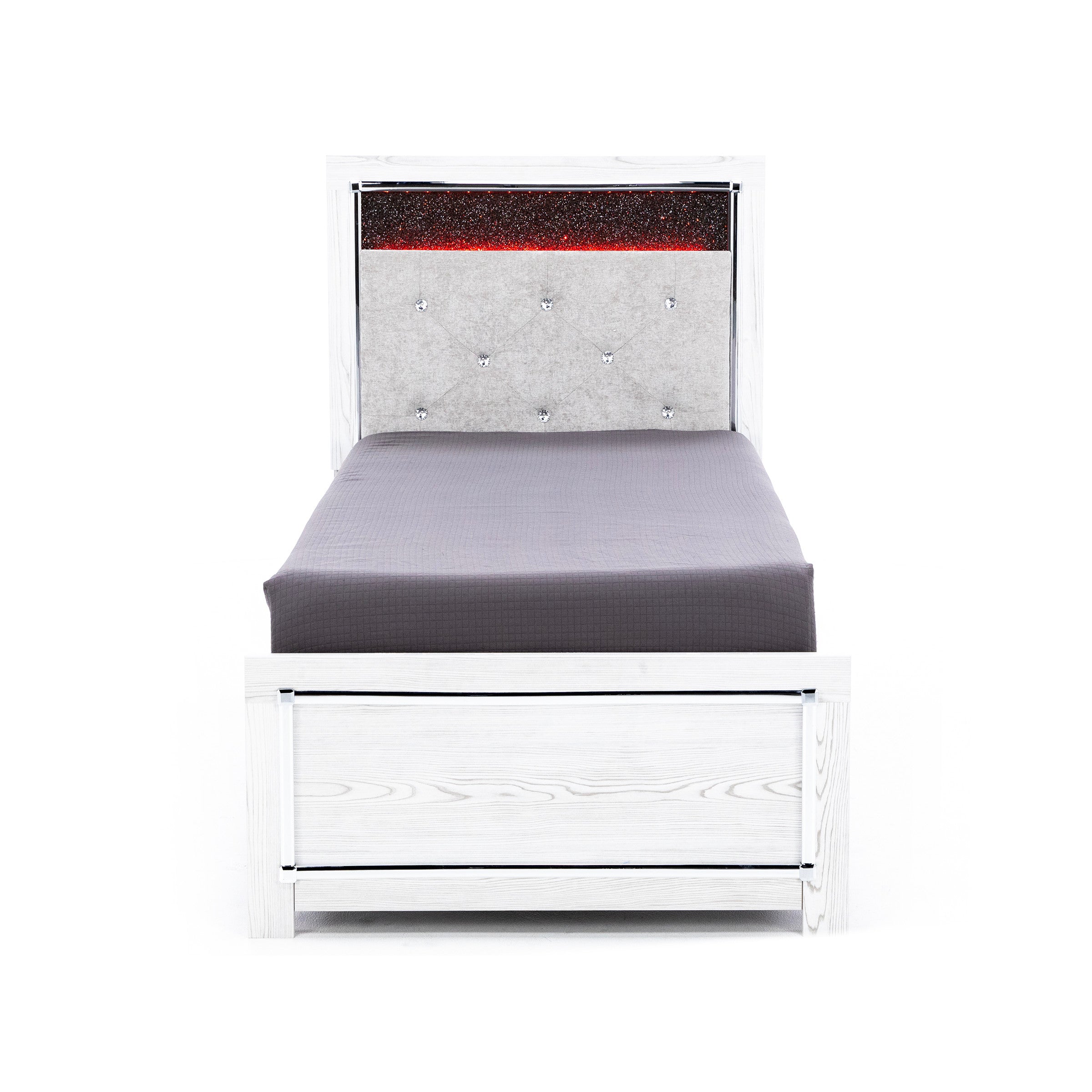 Alexa Upholstered Panel Bed