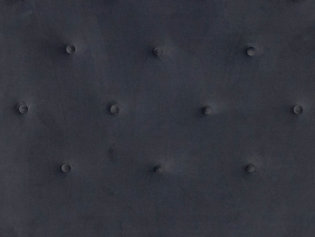 Dark gray tufted fabric upholstery texture