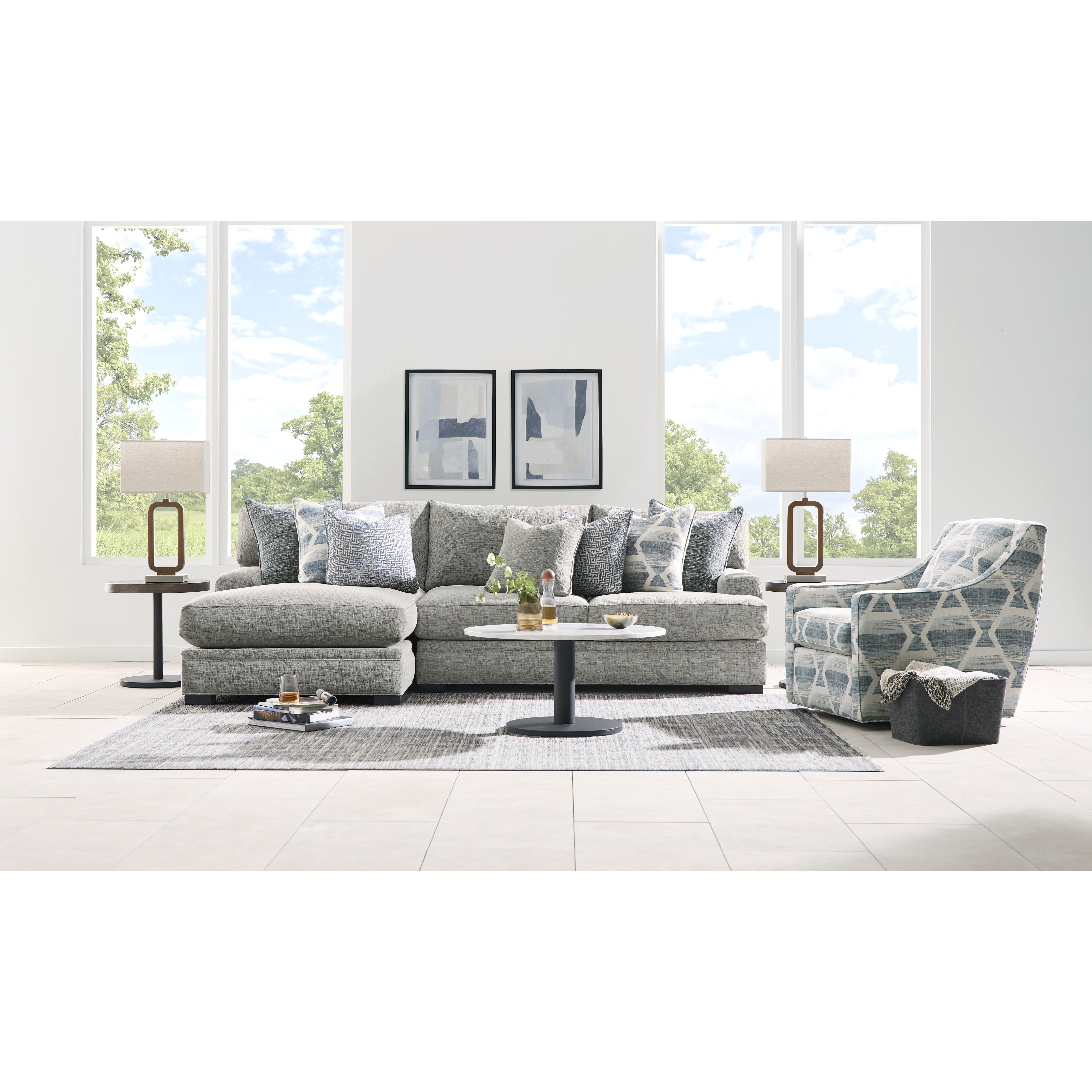 Braxton 2-Pc. Chaise Sofa
