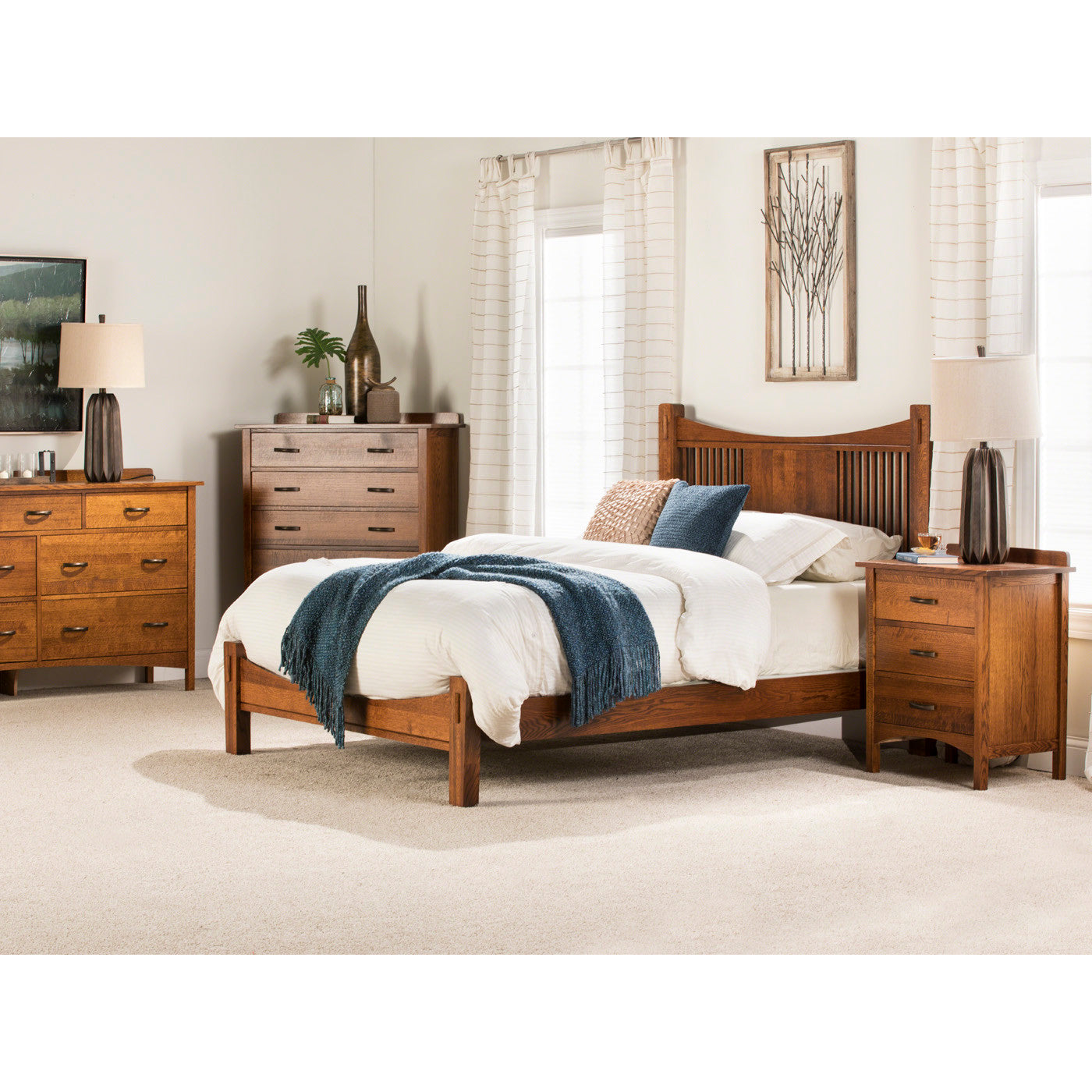 Witmer Heartland Slat Bed w/Low Profile Footboard