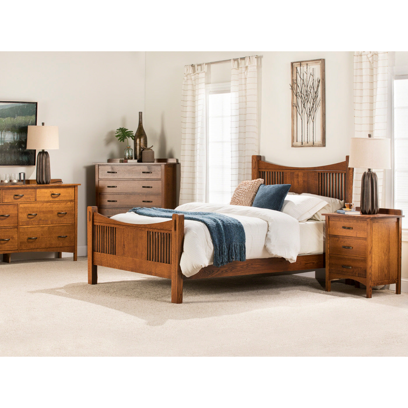 Witmer Heartland Slat Bed w/Slat Footboard