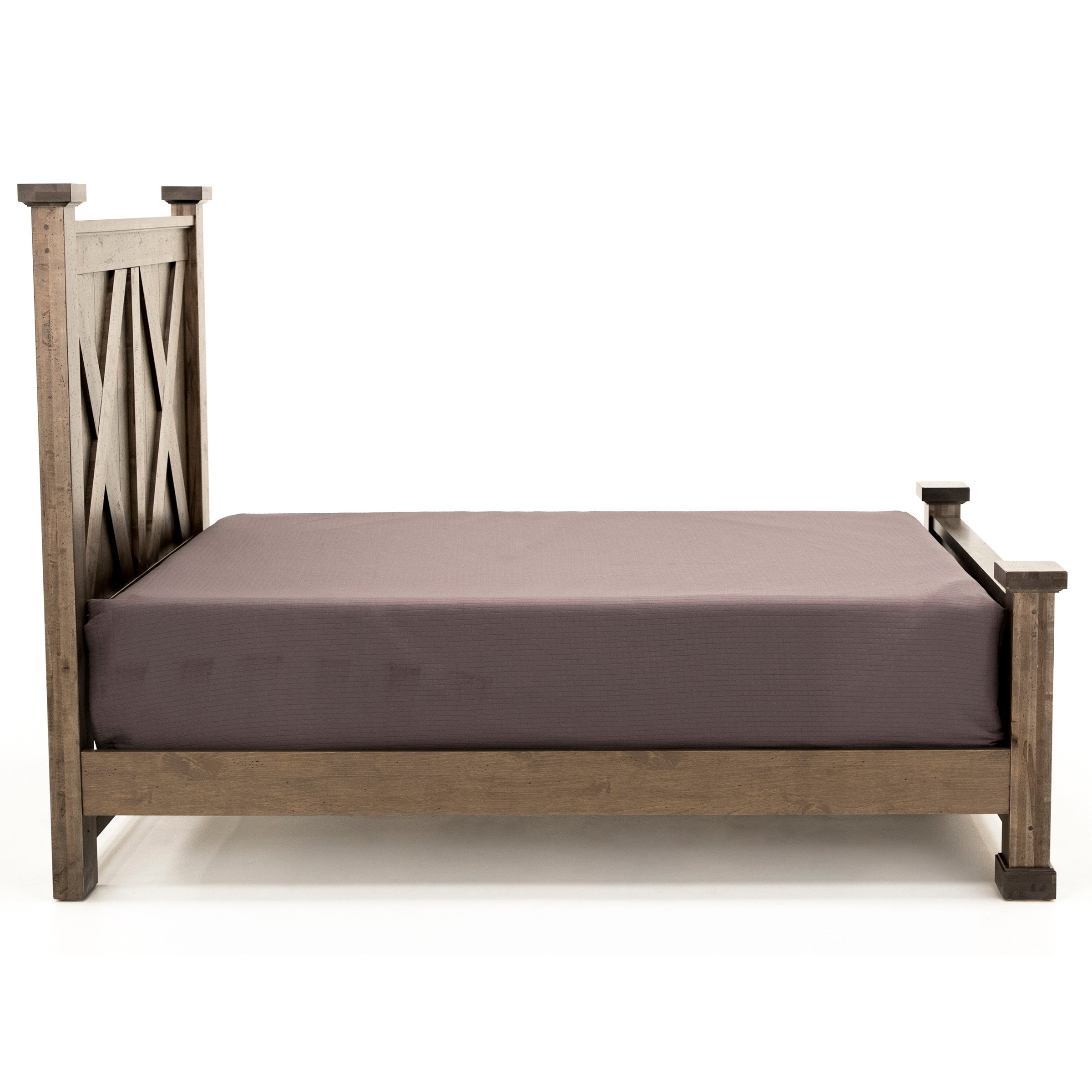 Cool Rustic X Panel Bed