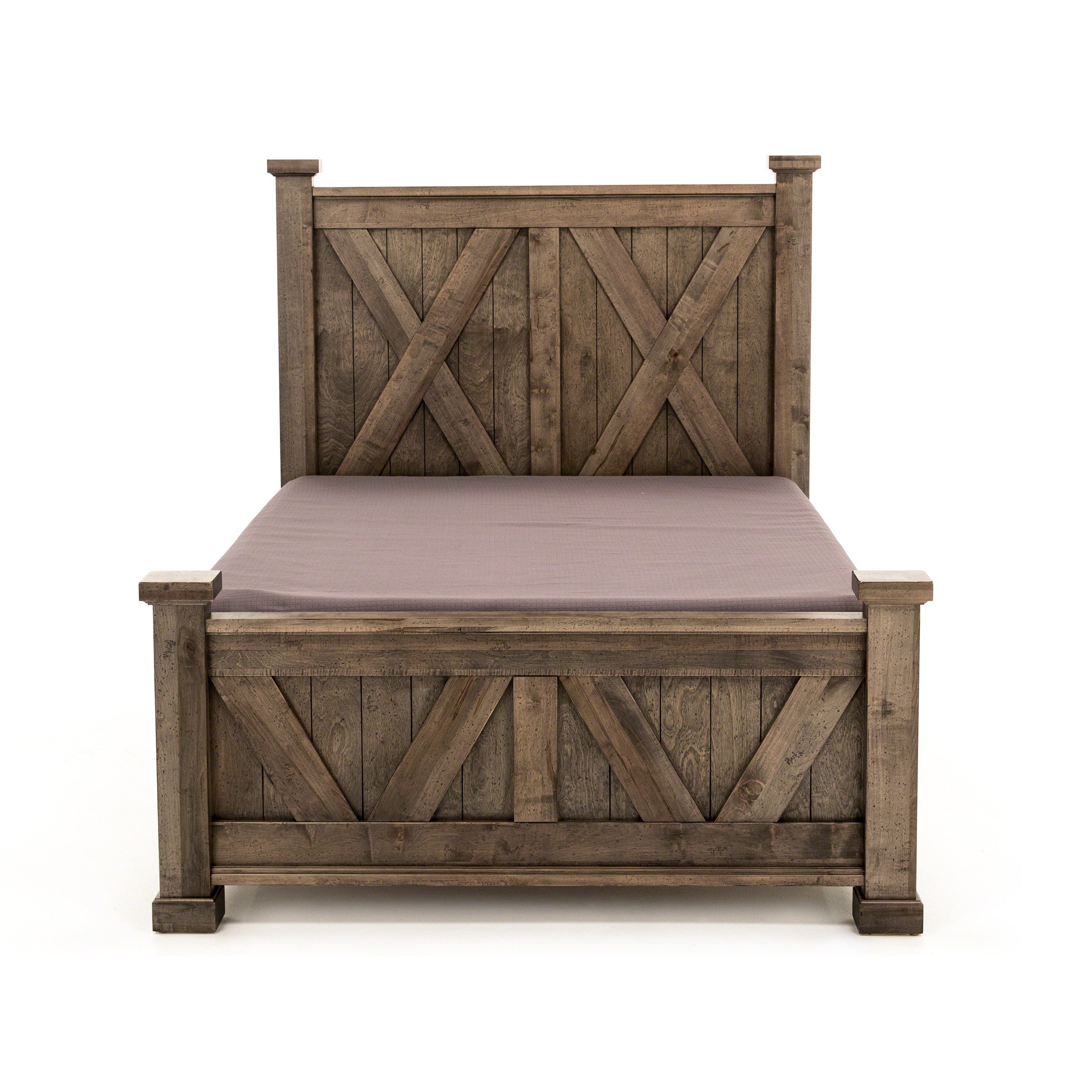Cool Rustic X Panel Bed