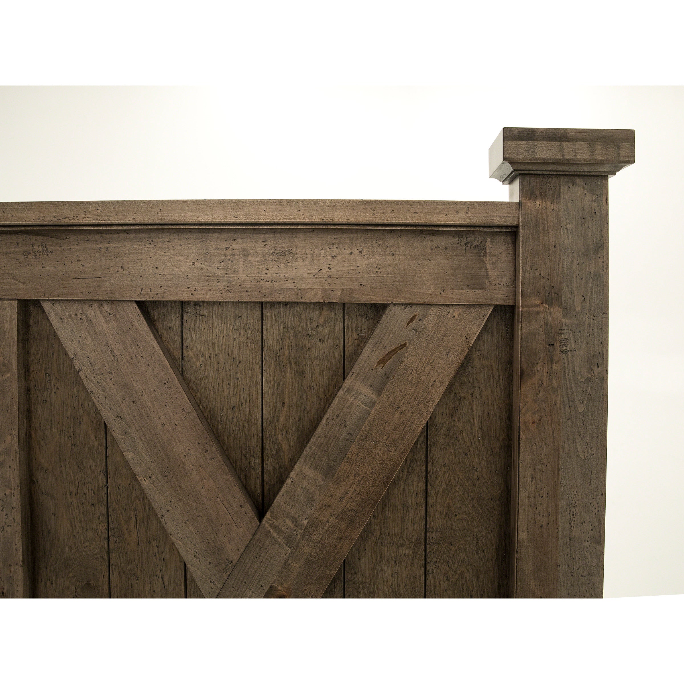 Cool Rustic X Panel Bed