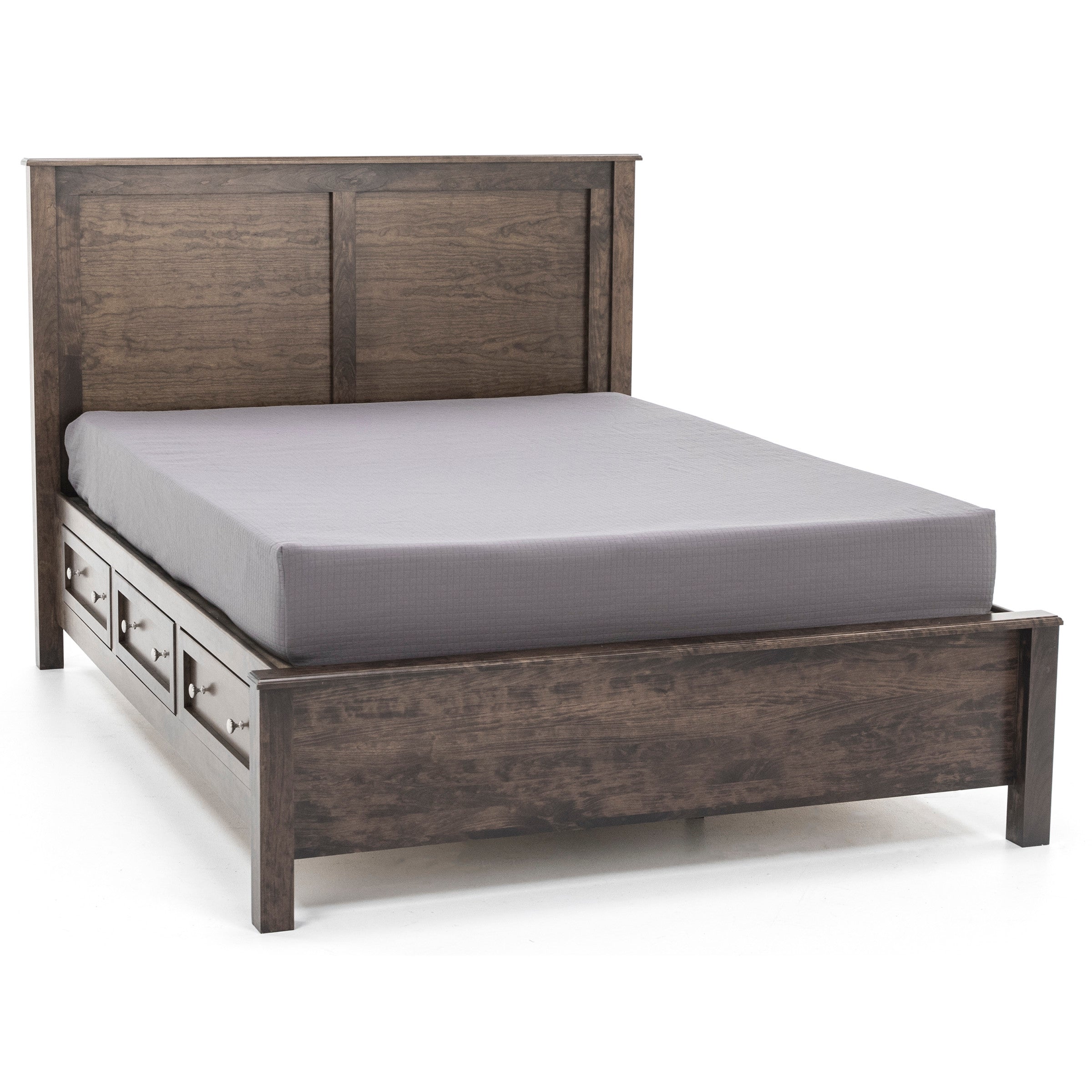 Witmer Taylor J Grey Storage Bed with 52" Headboard