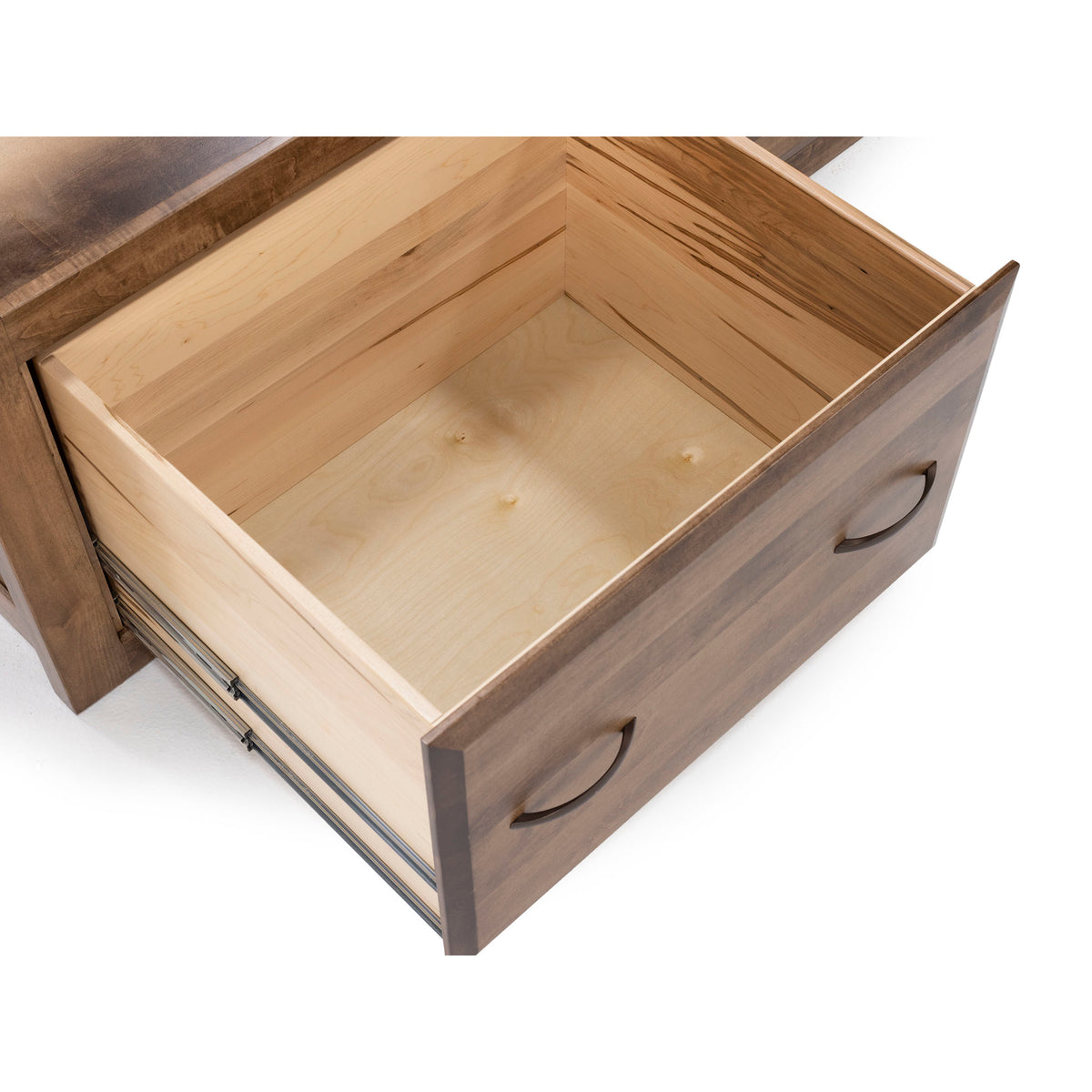 Daniel's Amish Stonebridge Bookcase Captains Bed