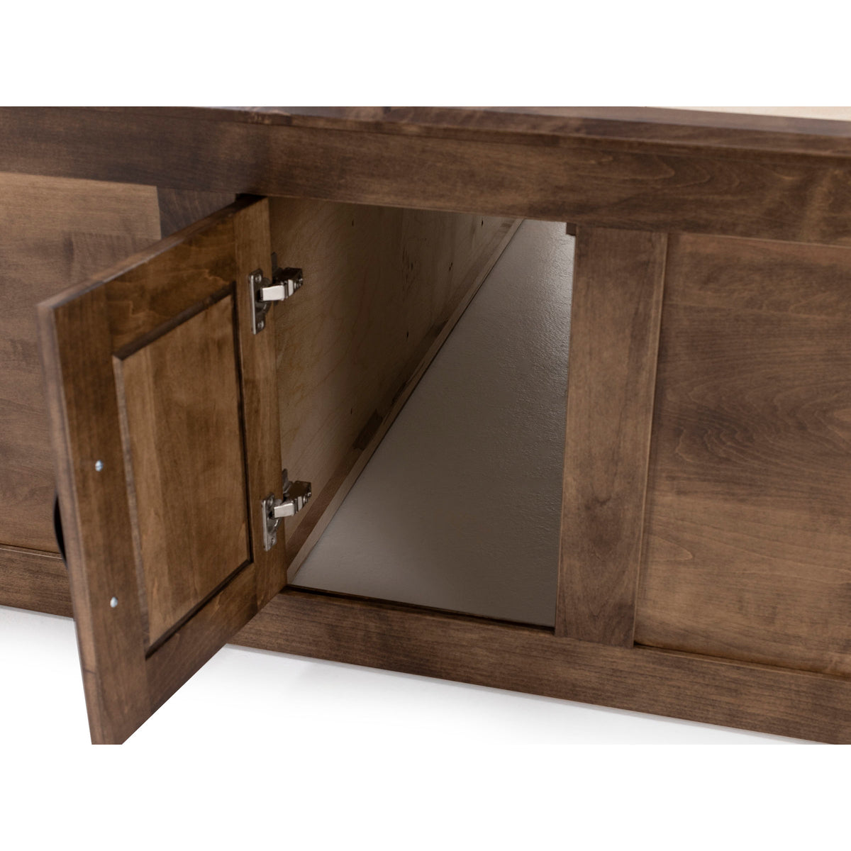 Daniel's Amish Stonebridge Bookcase Captains Bed