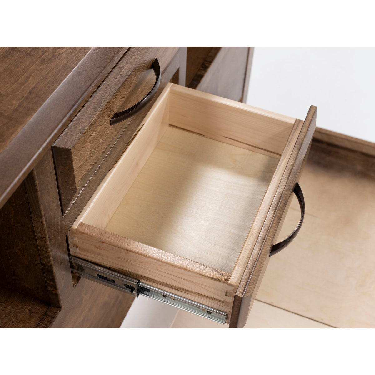 Daniel's Amish Stonebridge Bookcase Captains Bed