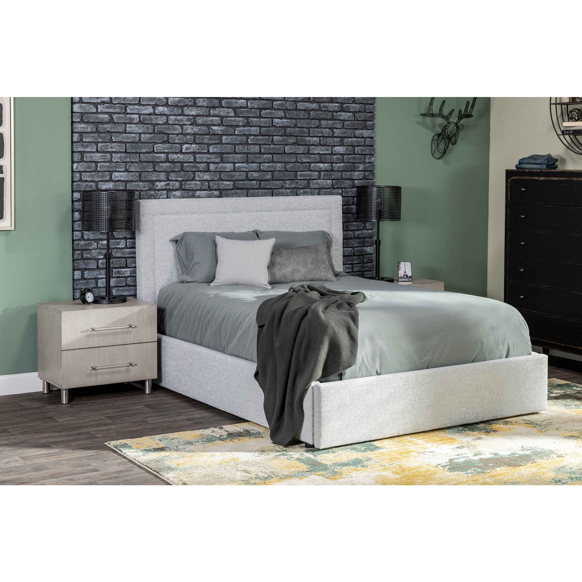 Classic Upholstered Bed