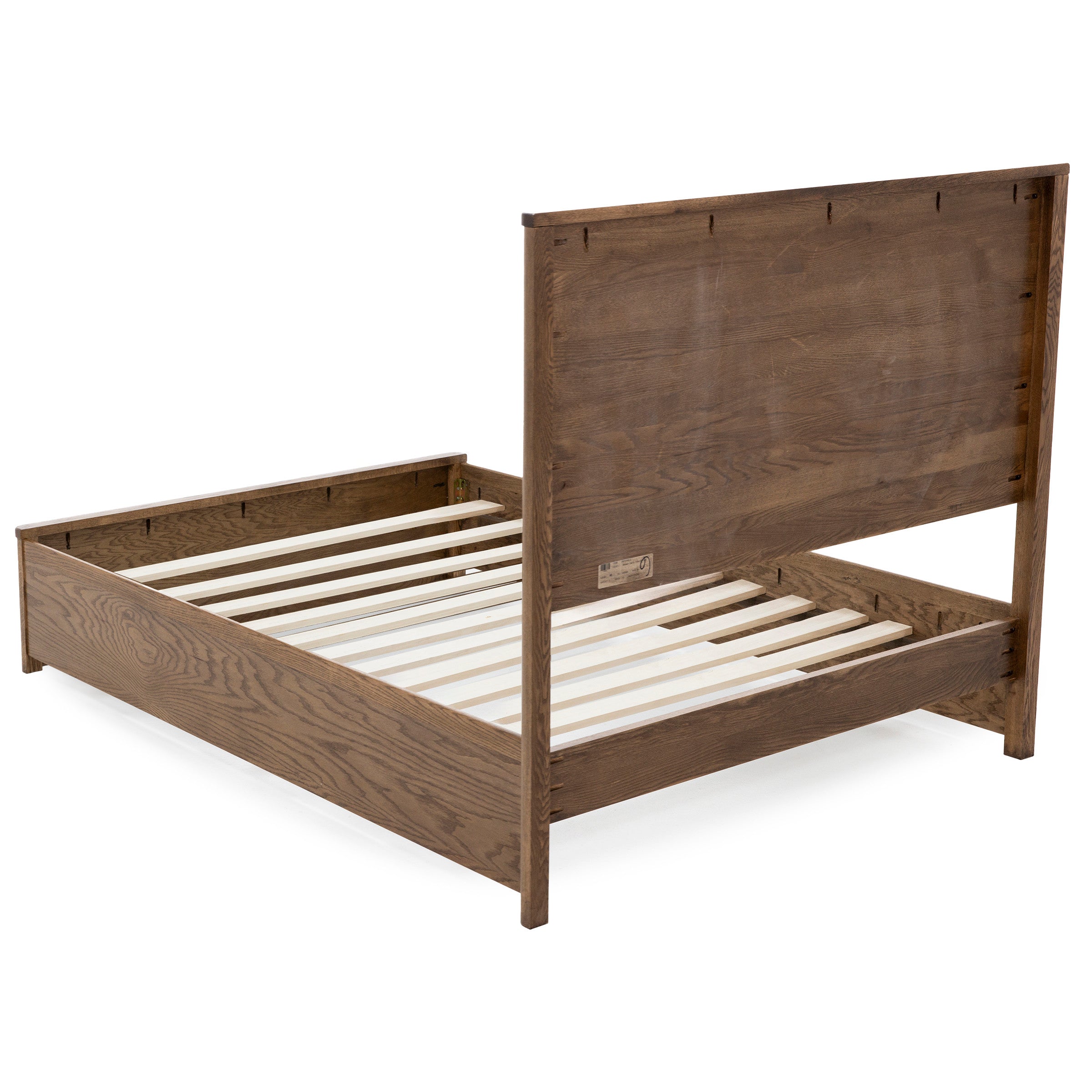Witmer Modern Oak Platform Bed