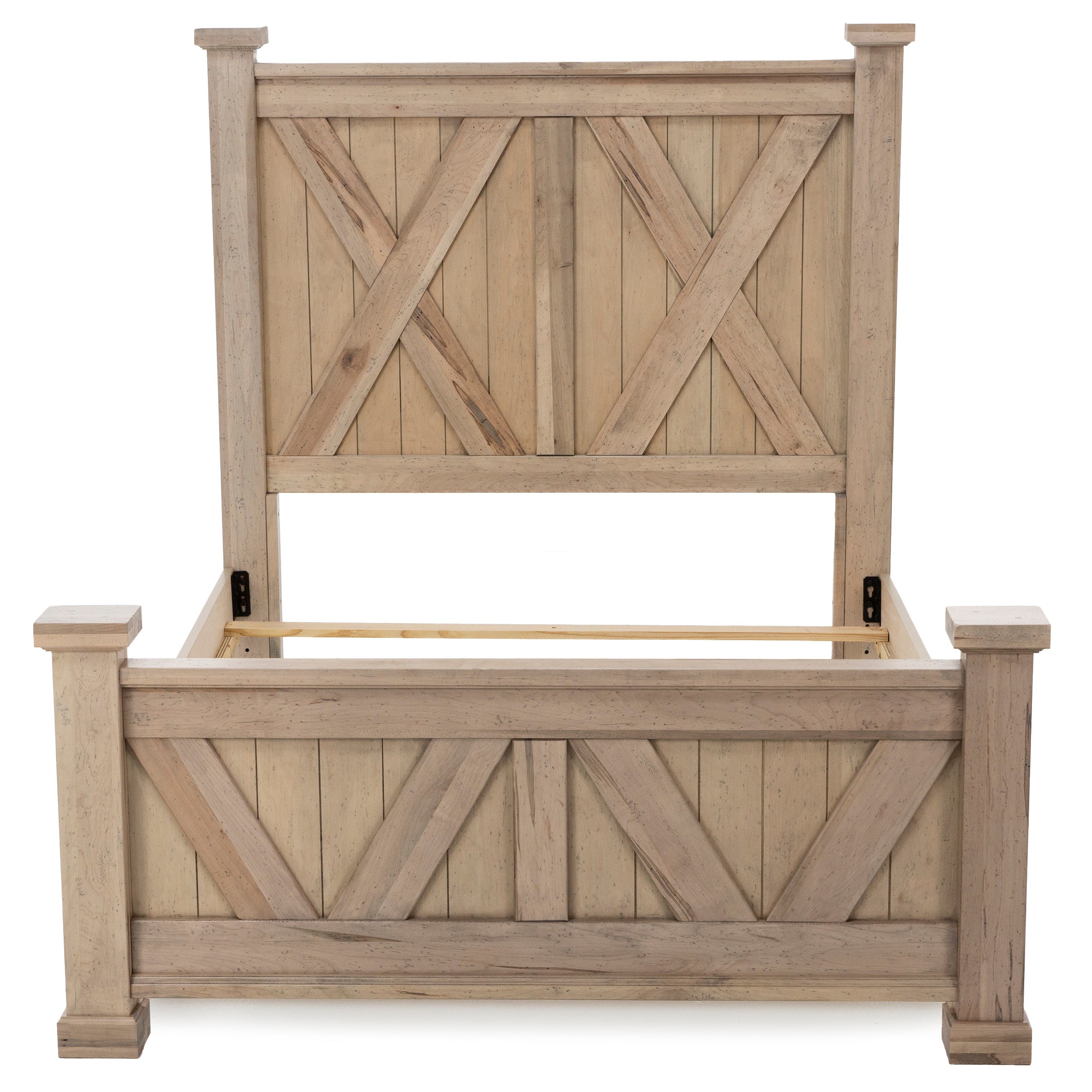 Cool Rustic X Panel Bed
