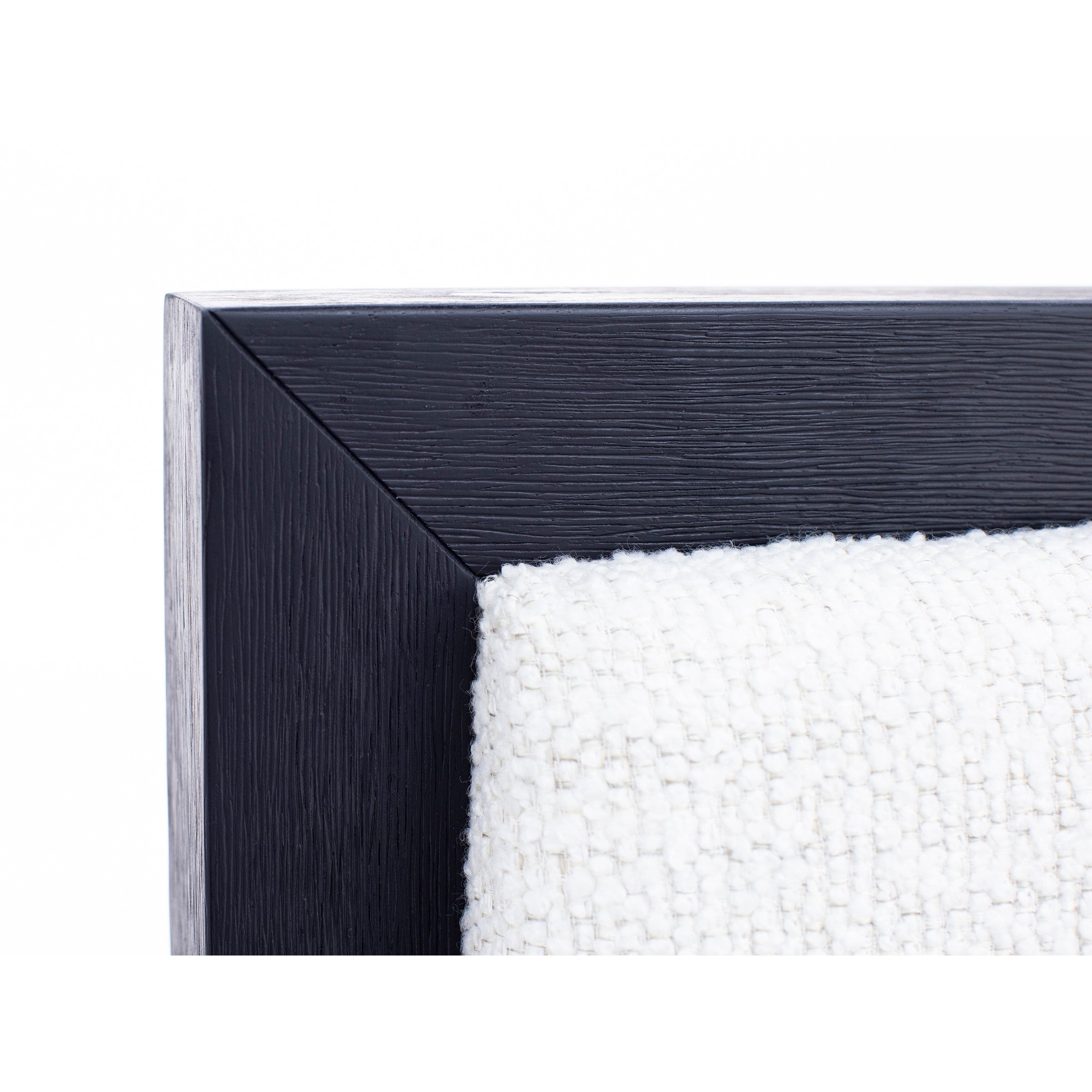 Direct Designs Bella Black Upholstered Panel Bed