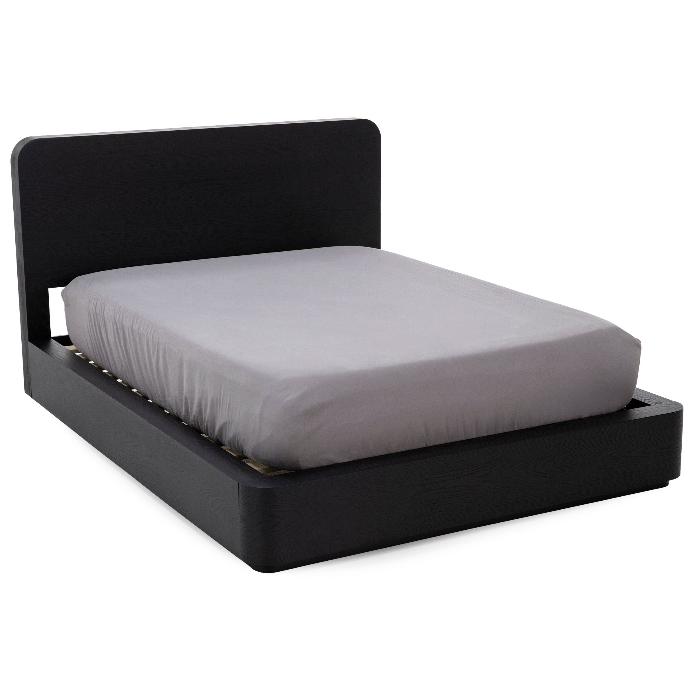 Milan Queen Wood Platform Bed