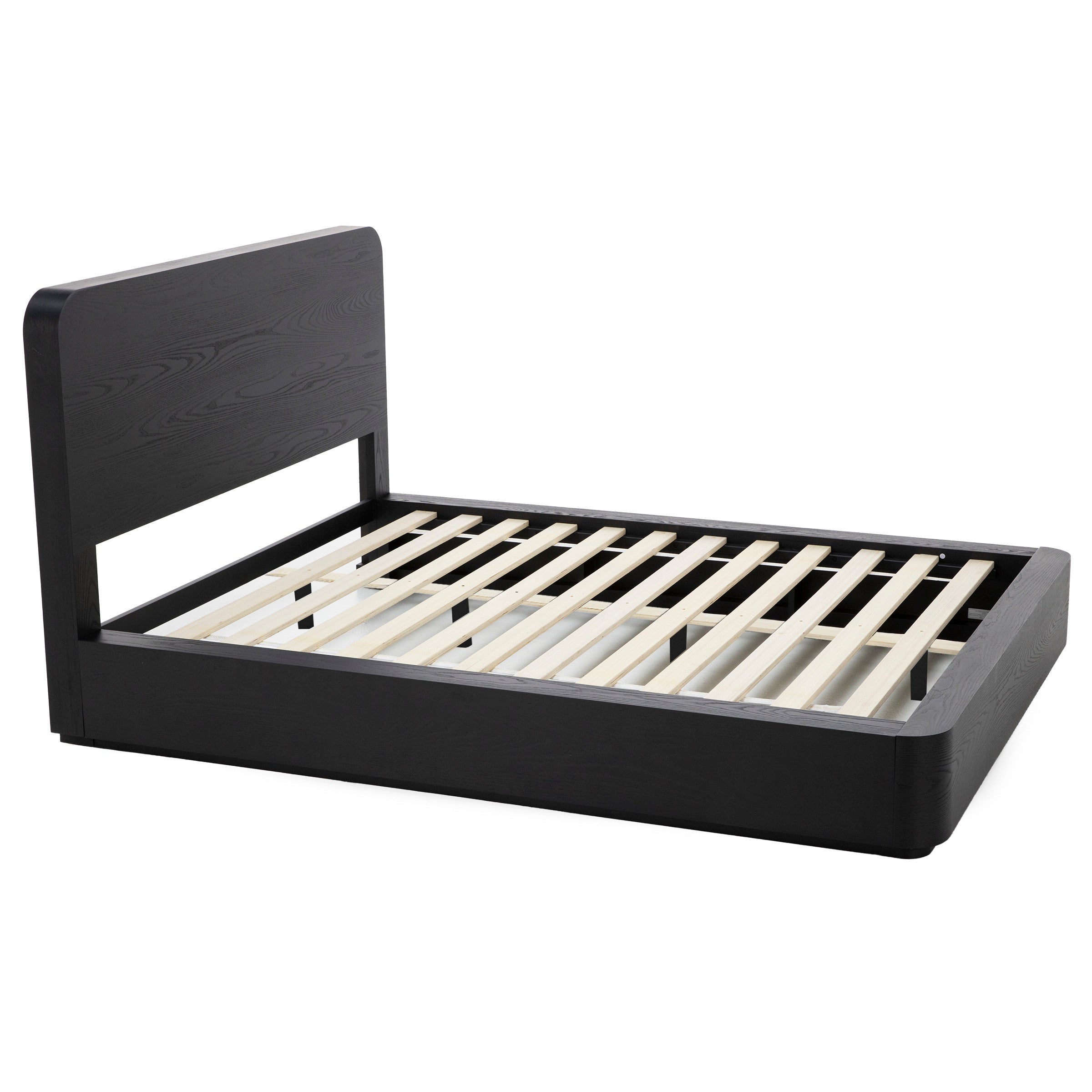 Milan Queen Wood Platform Bed