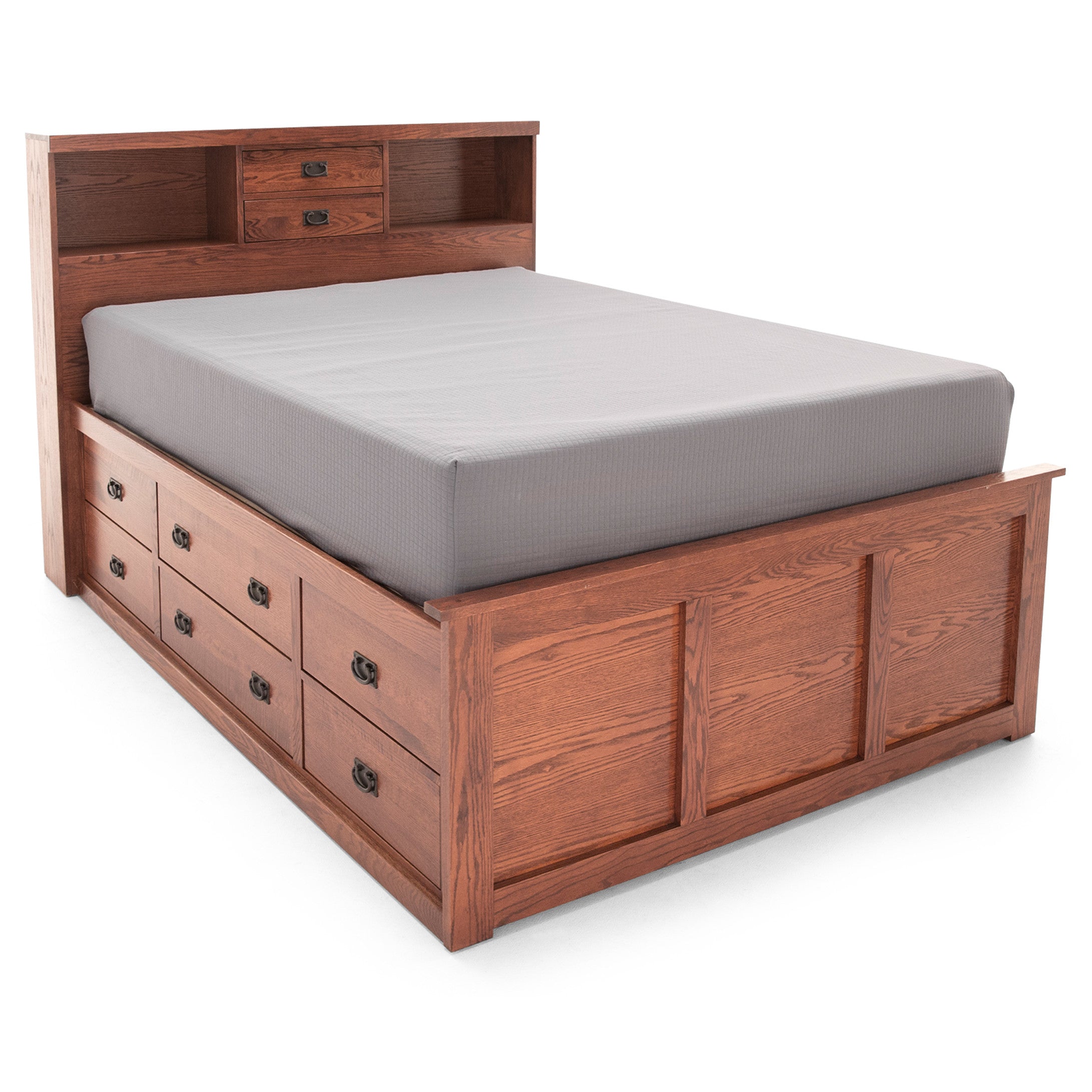 Witmer American Mission Bookcase Storage Bed
