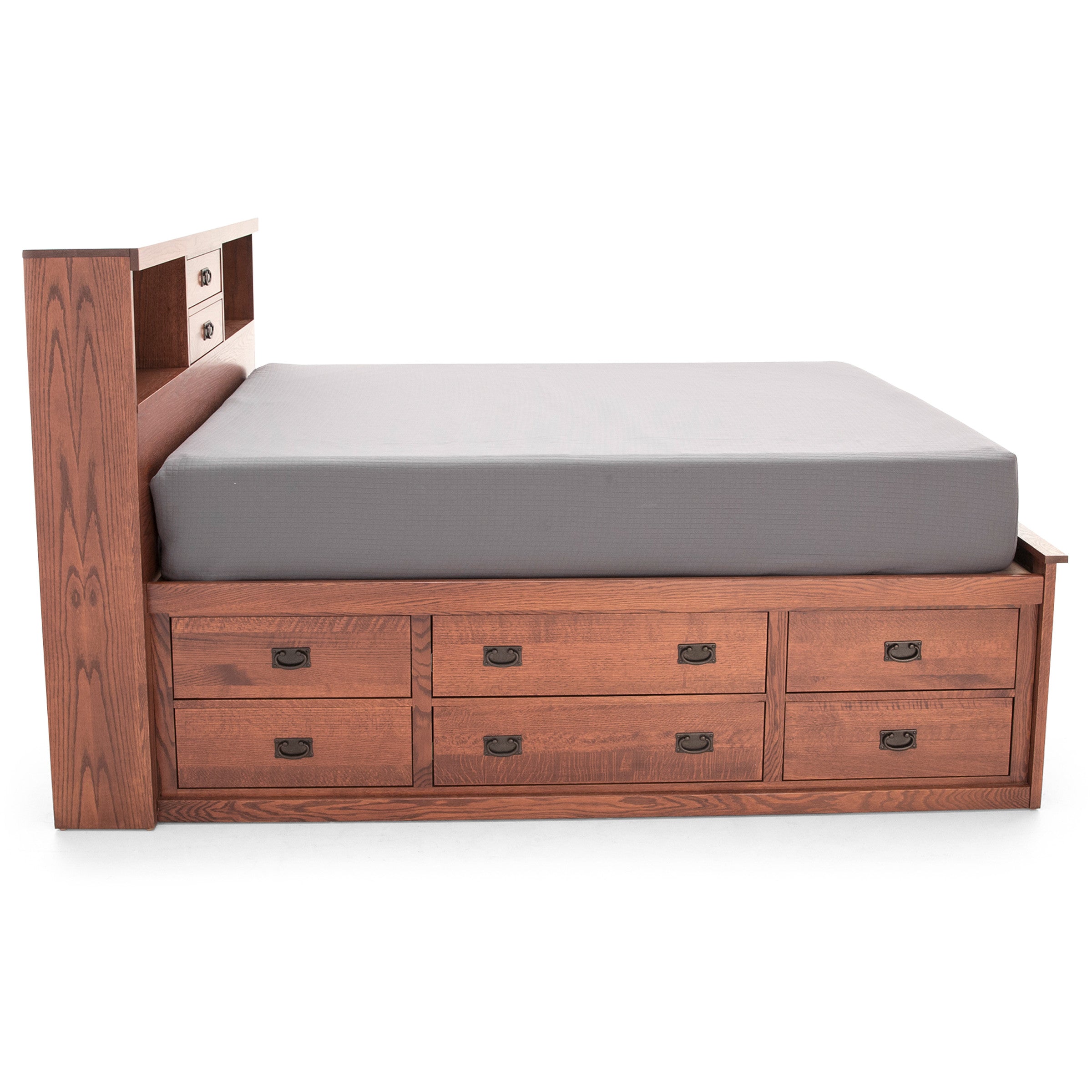Witmer American Mission Bookcase Storage Bed