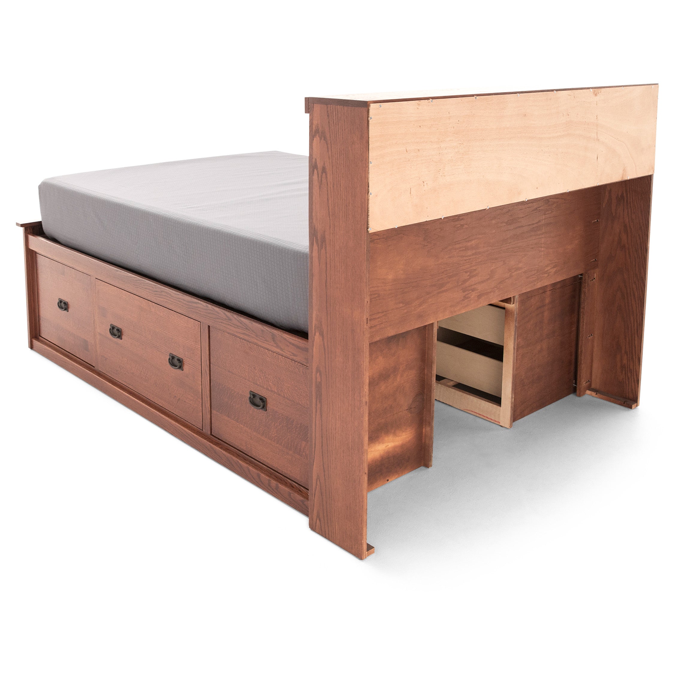 Witmer American Mission Bookcase Storage Bed