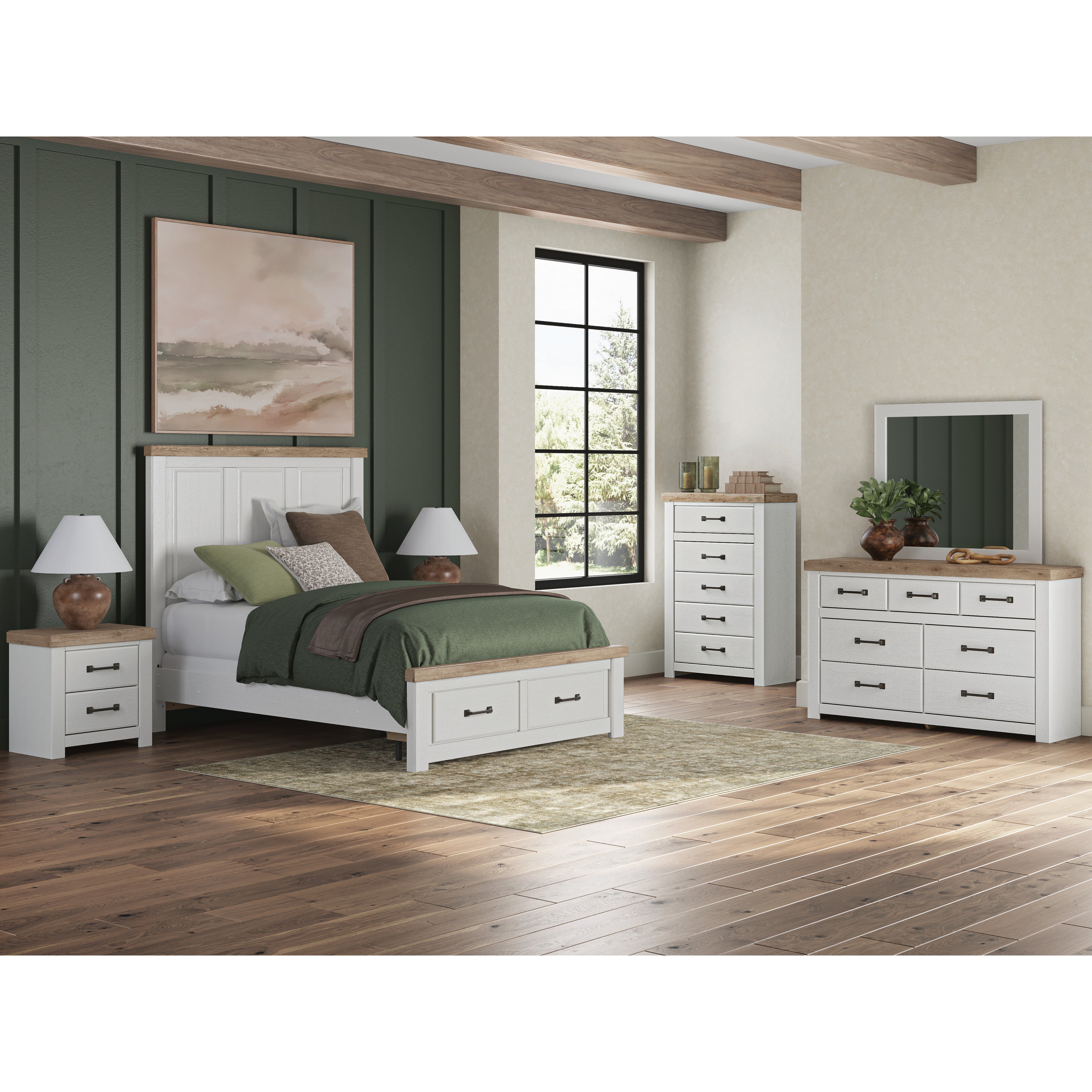 June Panel Bed
