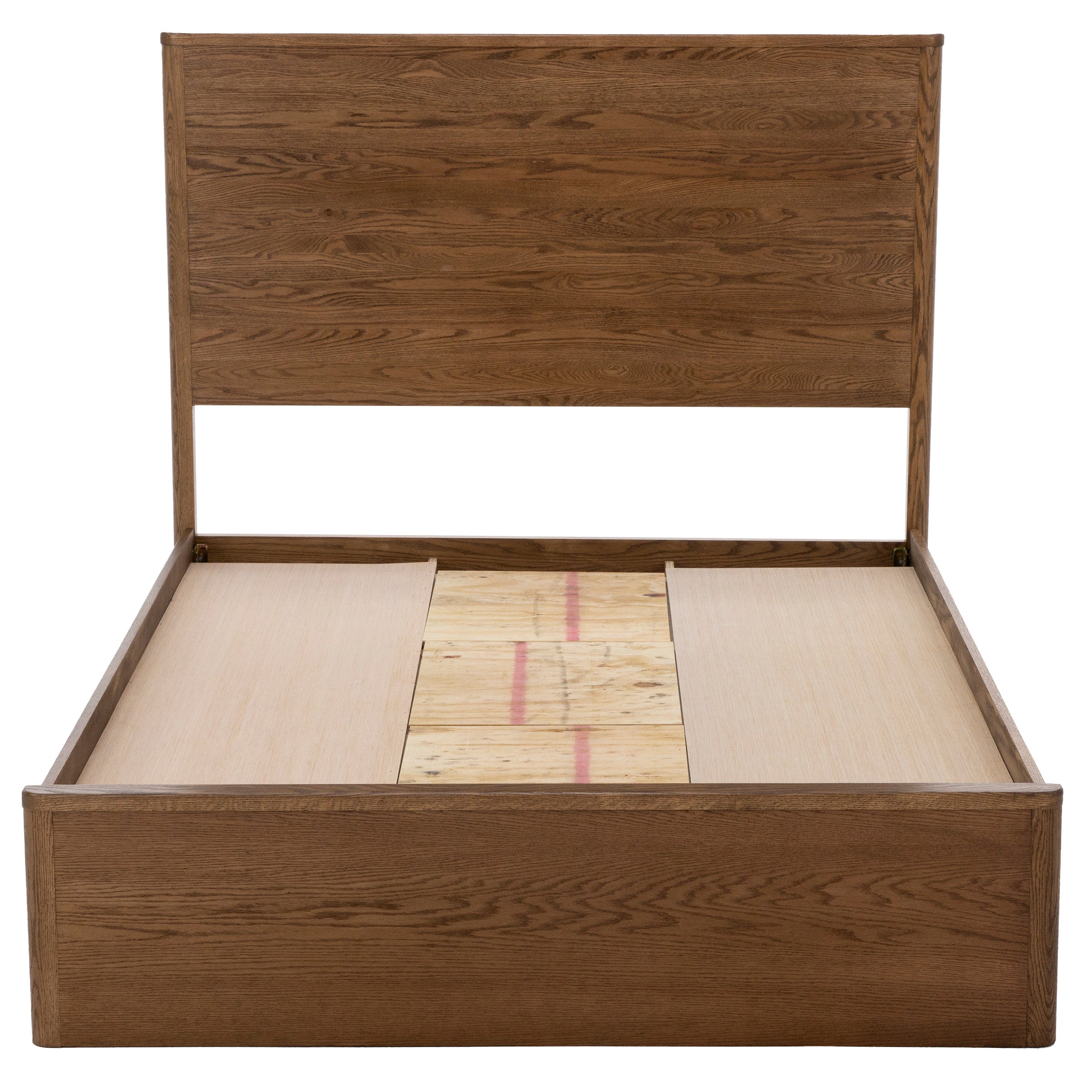 Witmer Modern Oak Storage Bed